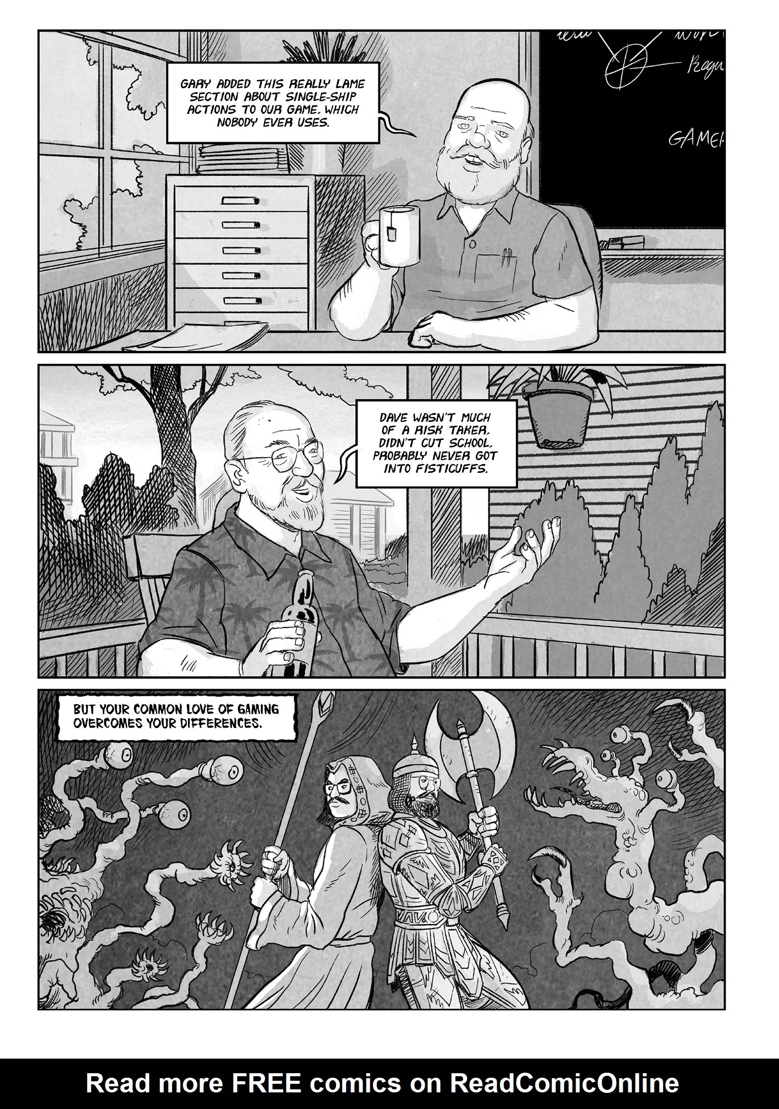 Read online Rise of the Dungeon Master: Gary Gygax and the Creation of D&D comic -  Issue # TPB - 50