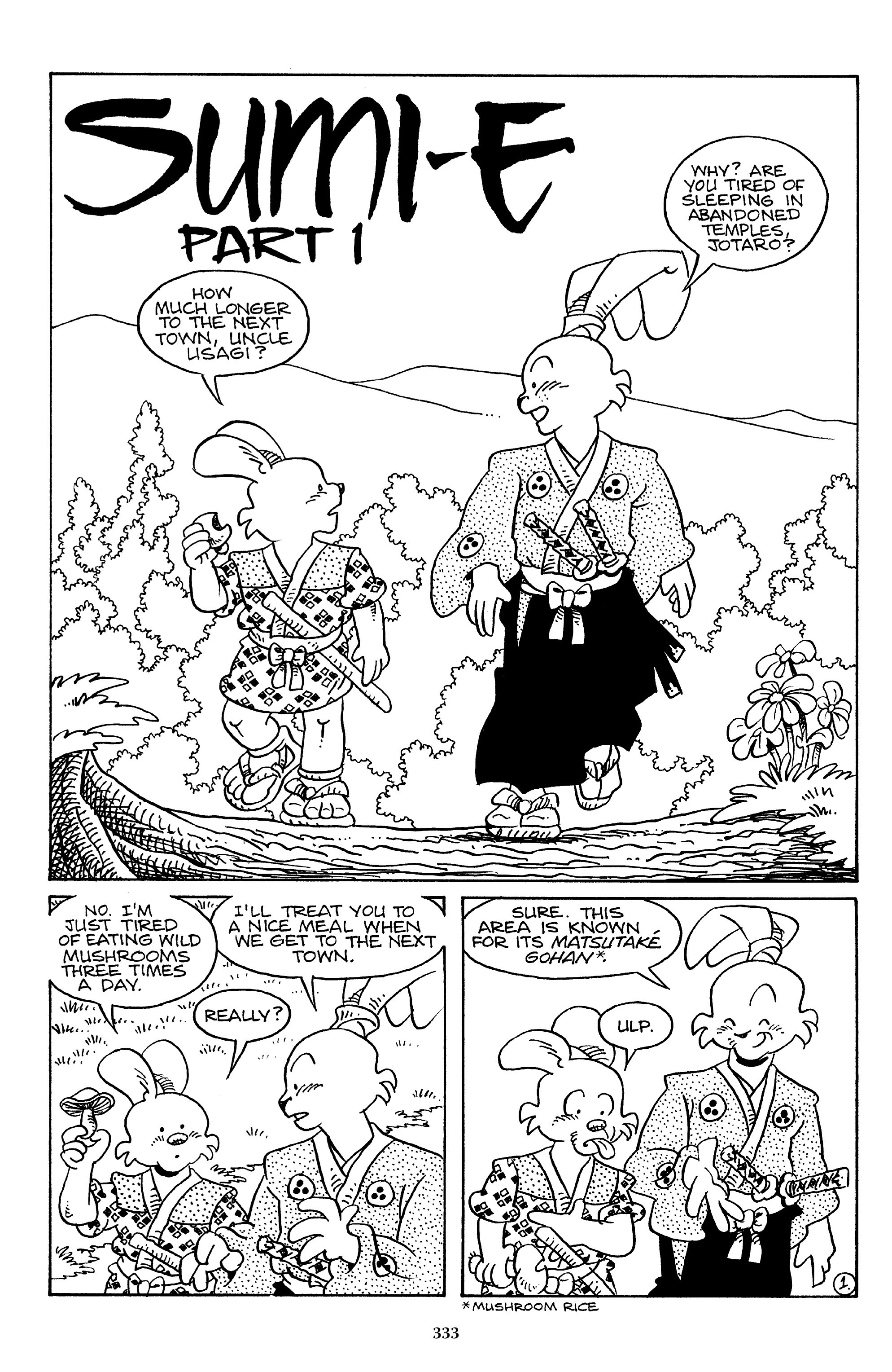 Read online The Usagi Yojimbo Saga comic -  Issue # TPB 4 - 330