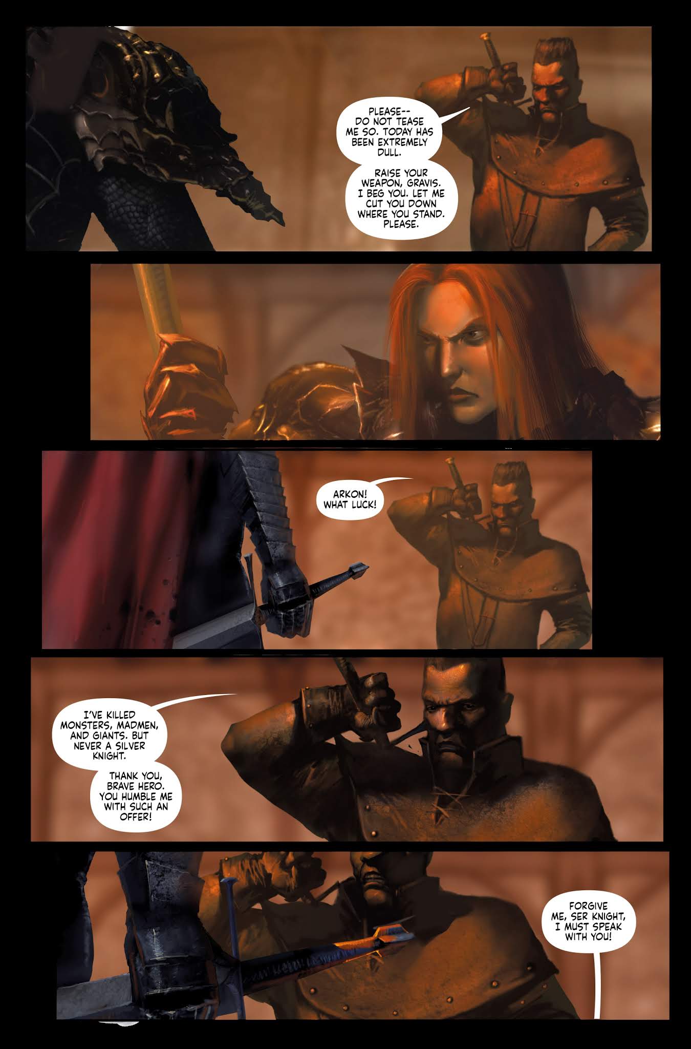 Read online Dark Souls: The Age of Fire comic -  Issue #1 - 21