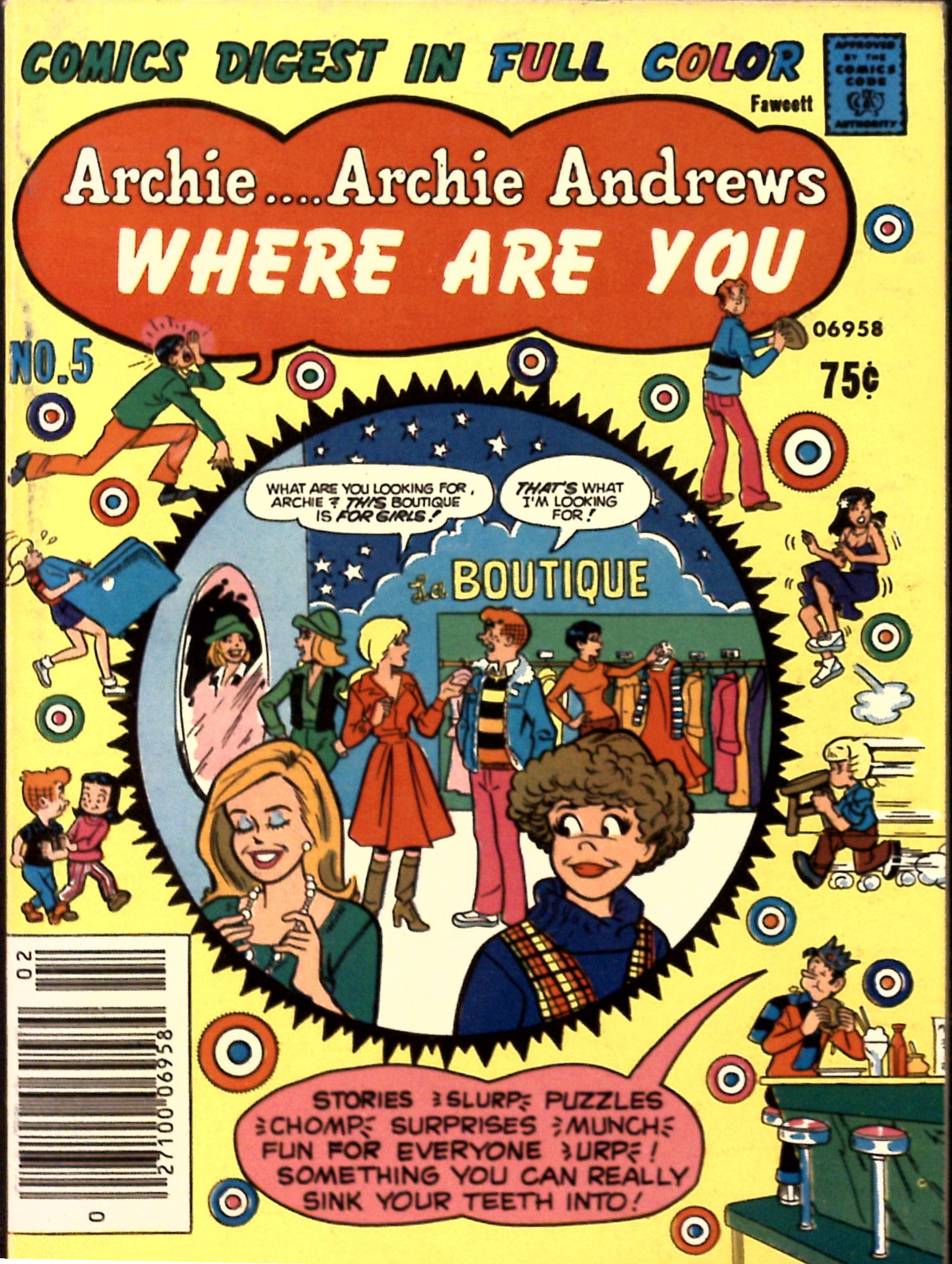 Read online Archie...Archie Andrews, Where Are You? Digest Magazine comic -  Issue #5 - 1