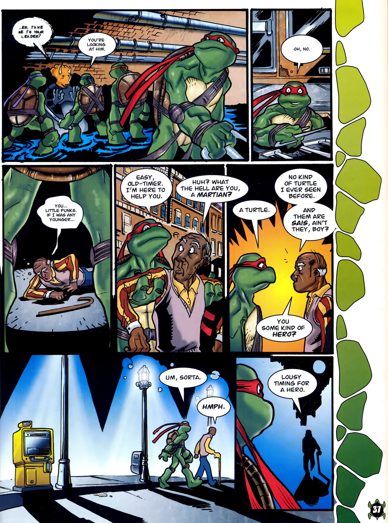 Read online Teenage Mutant Ninja Turtles Comic comic -  Issue #1 - 31