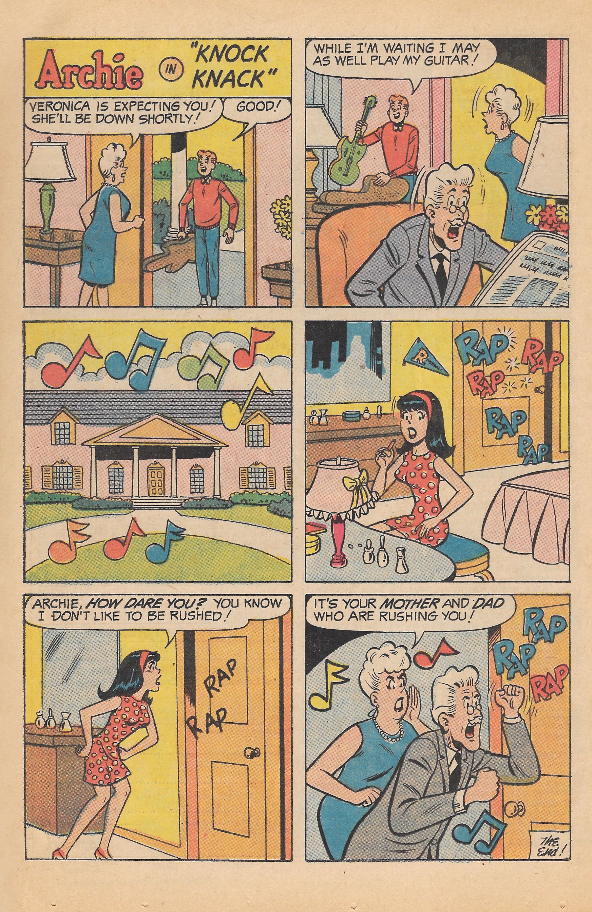 Read online Archie's TV Laugh-Out comic -  Issue #7 - 36