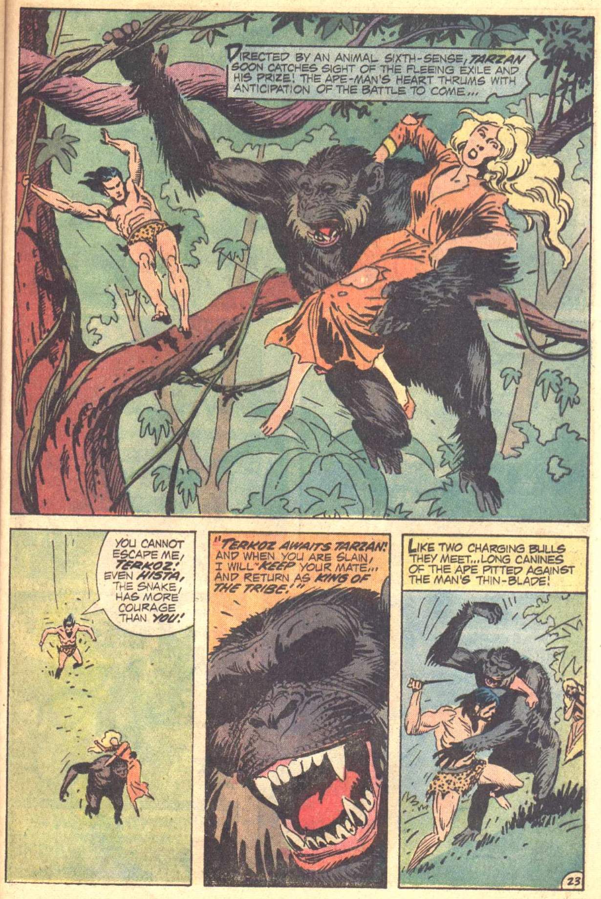 Read online Tarzan (1972) comic -  Issue #209 - 23