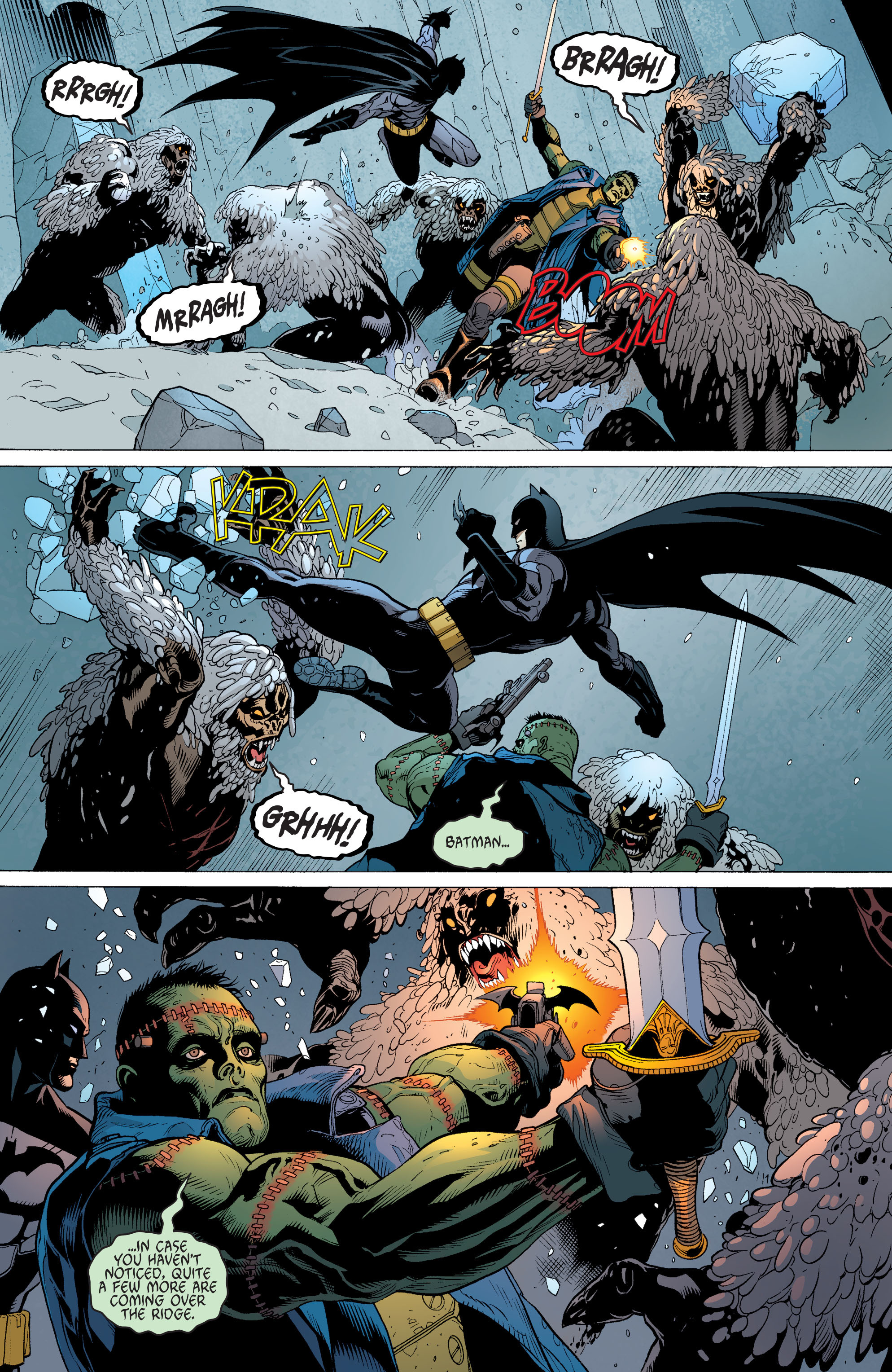 Read online Batman and Robin (2011) comic -  Issue #31 - Batman and Frankenstein - 16