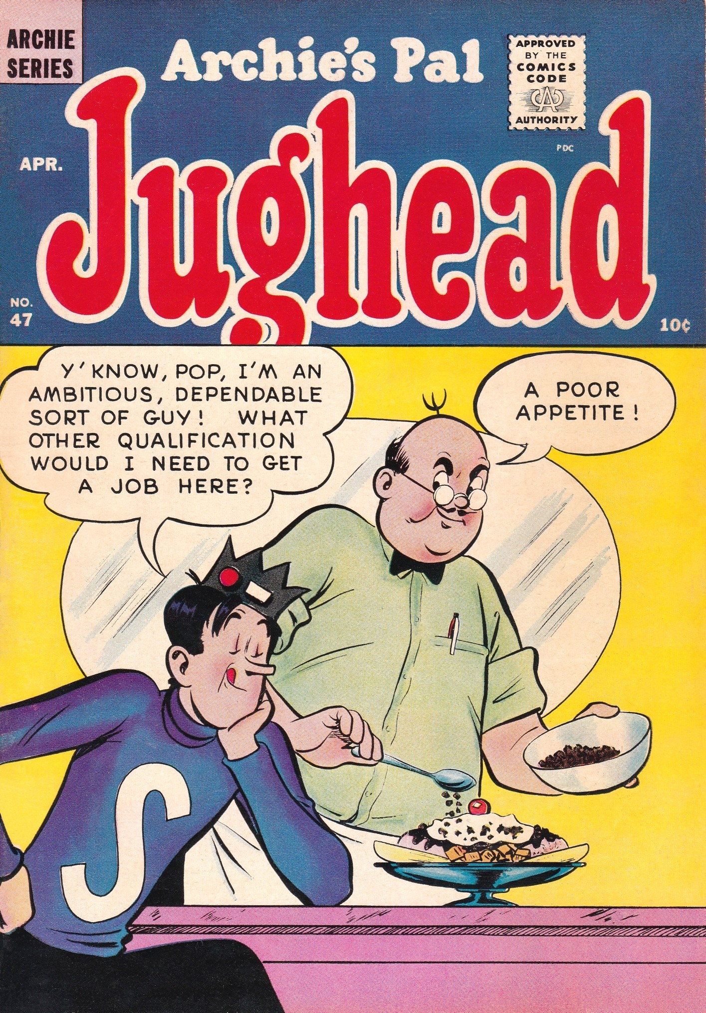 Read online Archie's Pal Jughead comic -  Issue #47 - 1