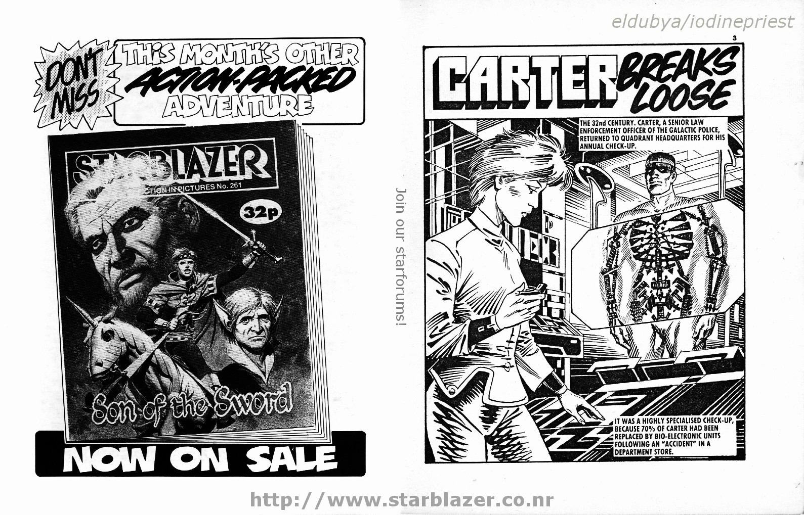 Read online Starblazer comic -  Issue #260 - 3