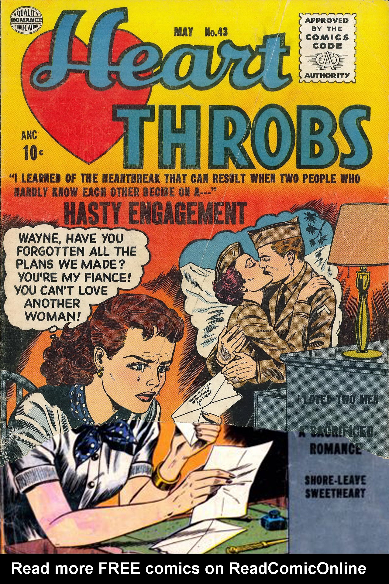 Read online Heart Throbs comic -  Issue #43 - 2