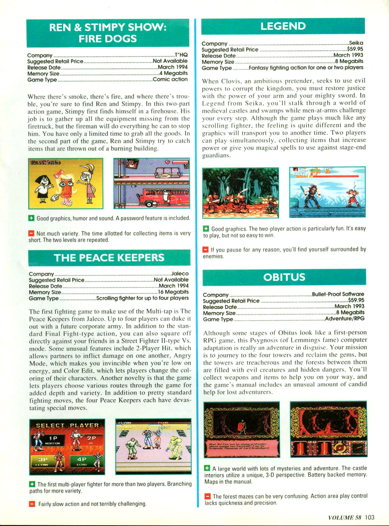 Read online Nintendo Power comic -  Issue #58 - 102