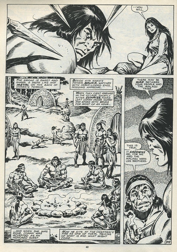 Read online The Savage Sword Of Conan comic -  Issue #167 - 44