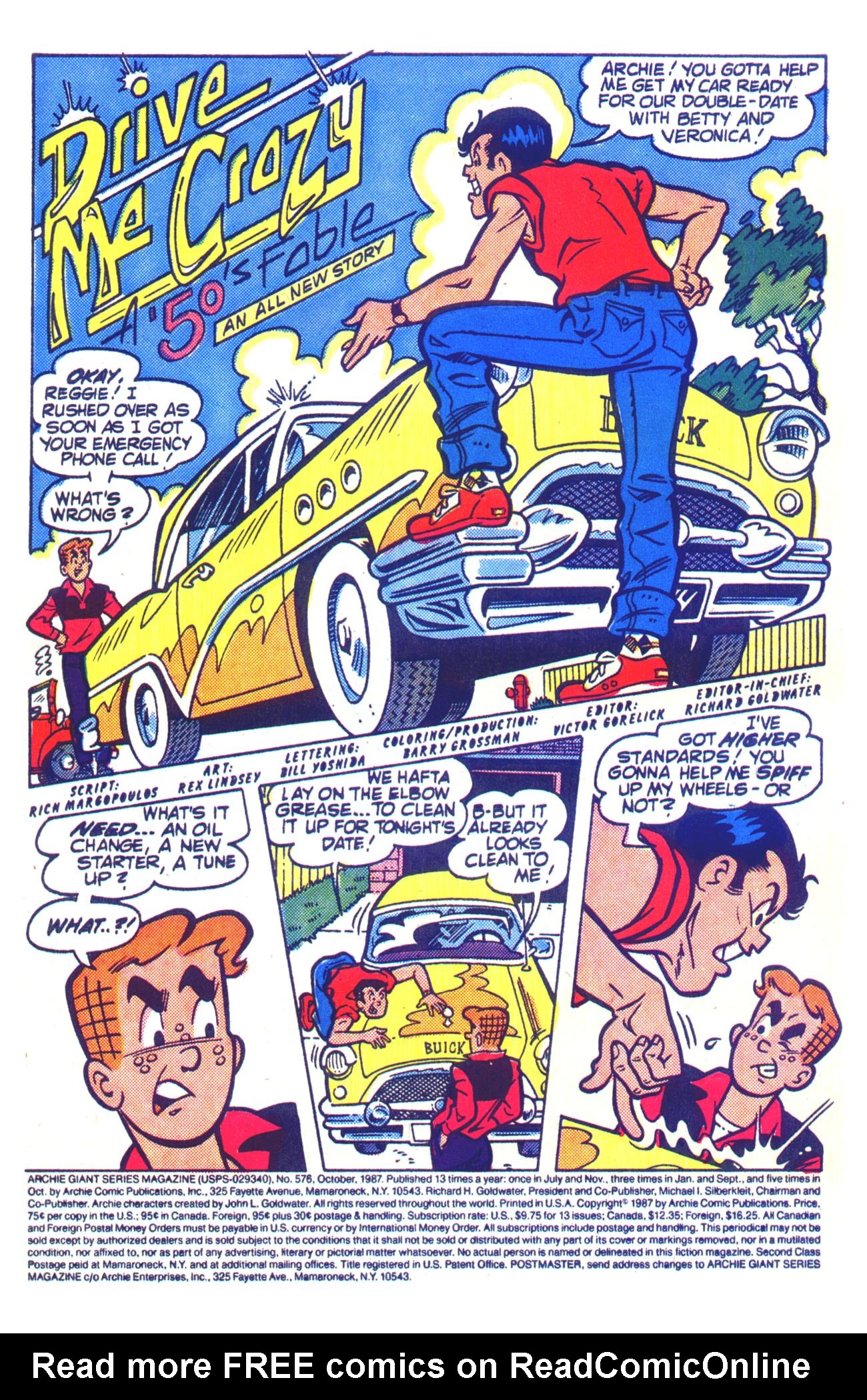 Read online Archie Giant Series Magazine comic -  Issue #576 - 3