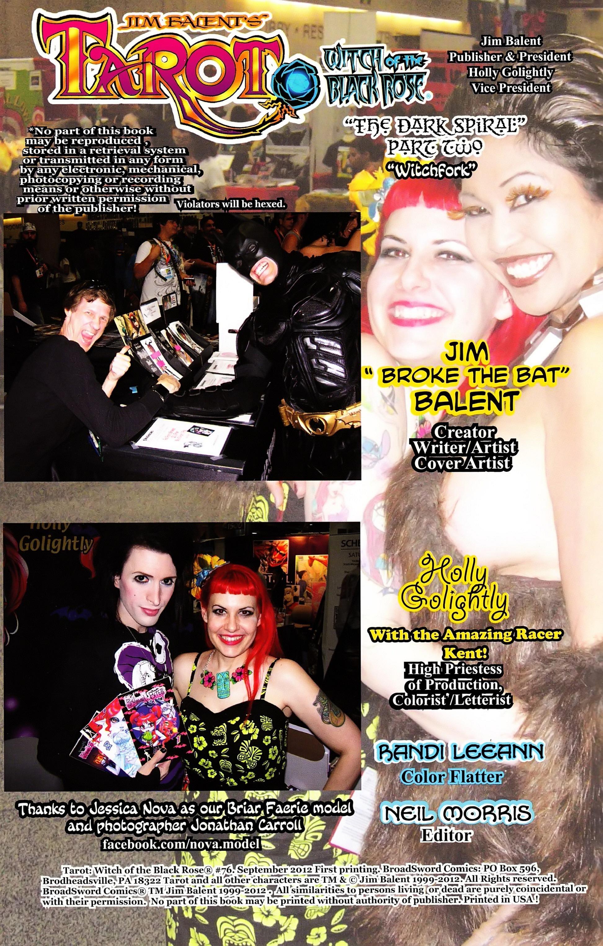 Read online Tarot: Witch of the Black Rose comic -  Issue #76 - 1