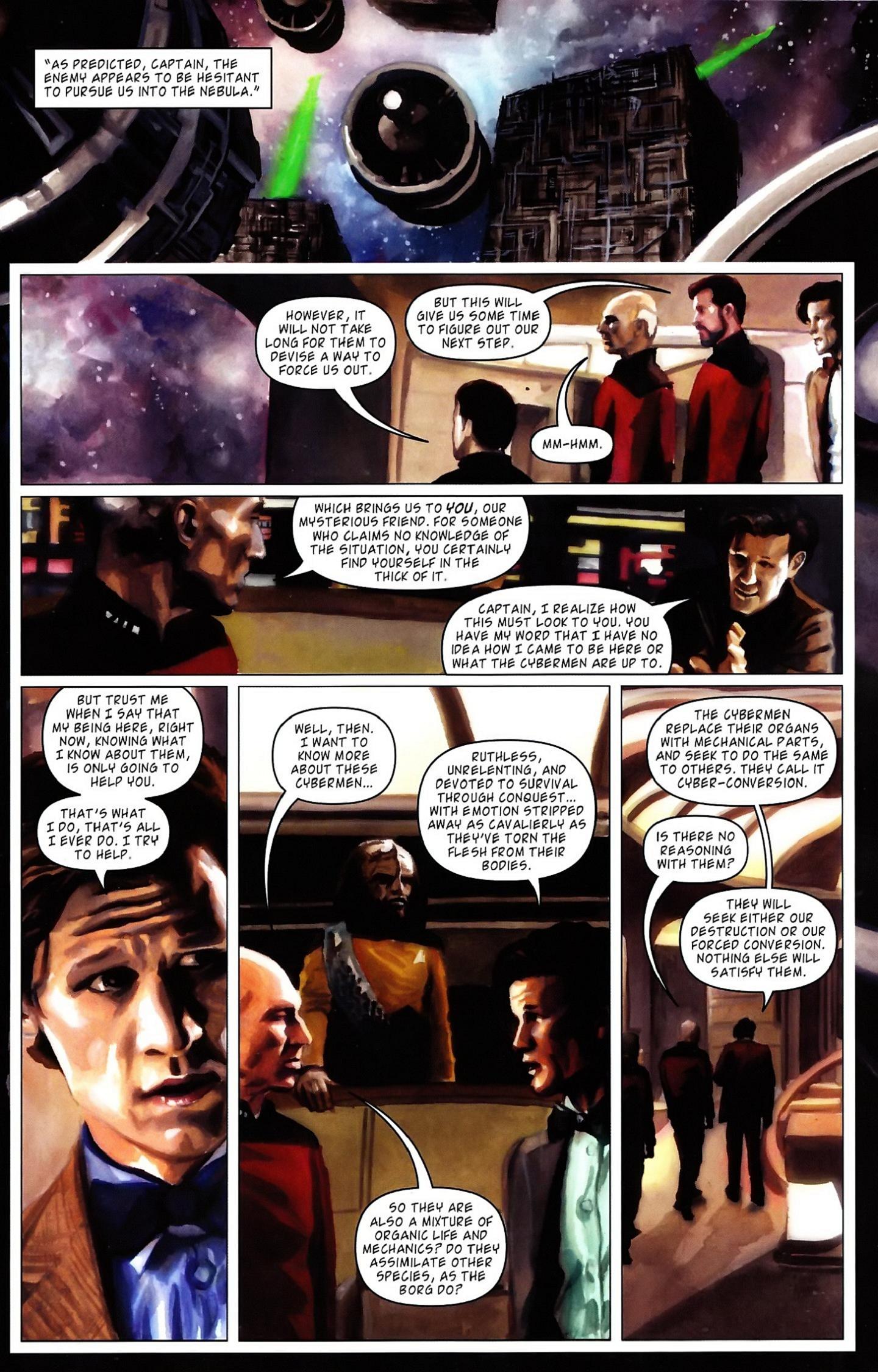 Read online Star Trek: The Next Generation/Doctor Who: Assimilation² comic -  Issue #3 - 8