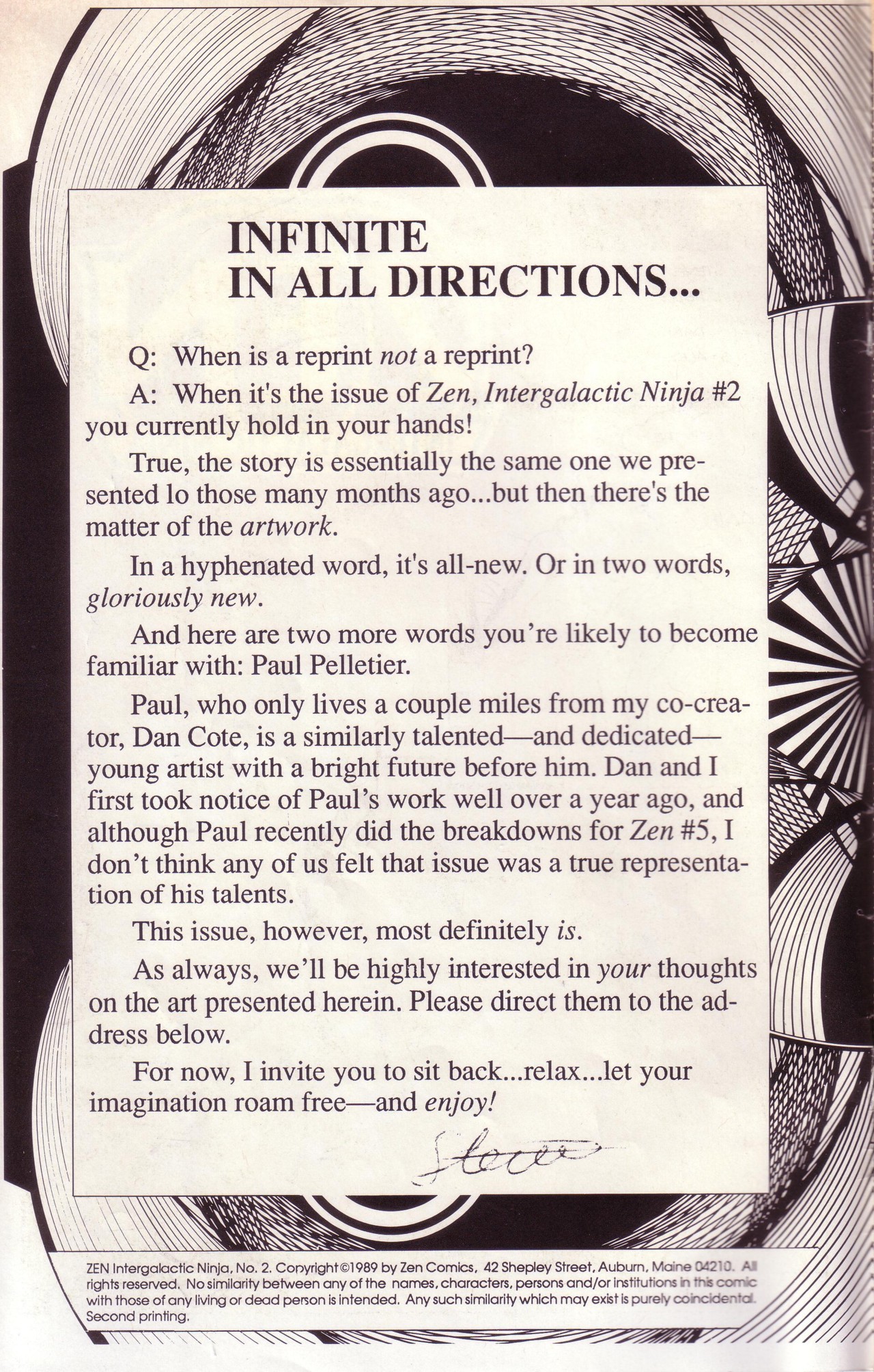 Read online Zen Intergalactic Ninja comic -  Issue #2 - 2