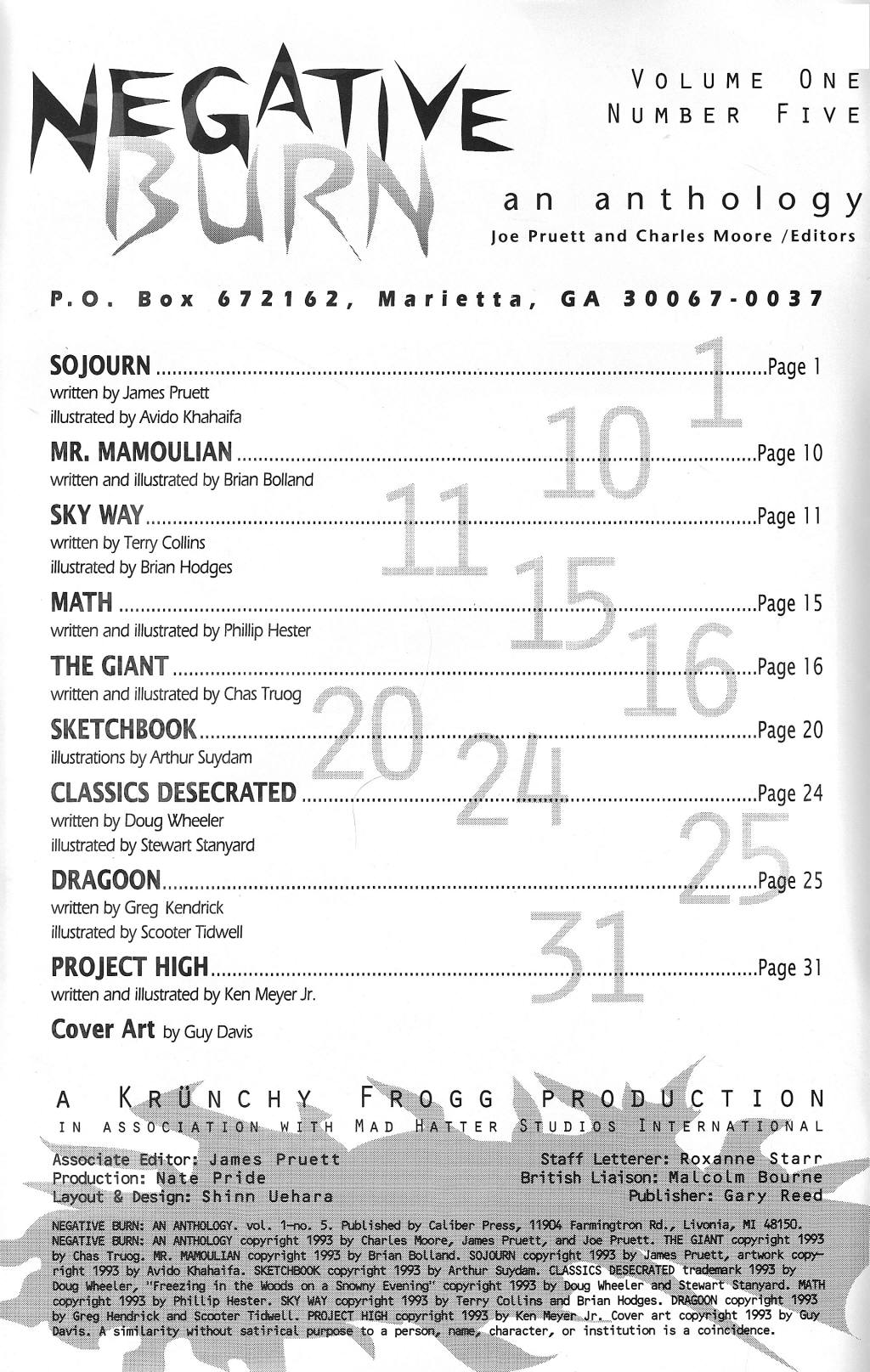 Read online Negative Burn comic -  Issue #5 - 2