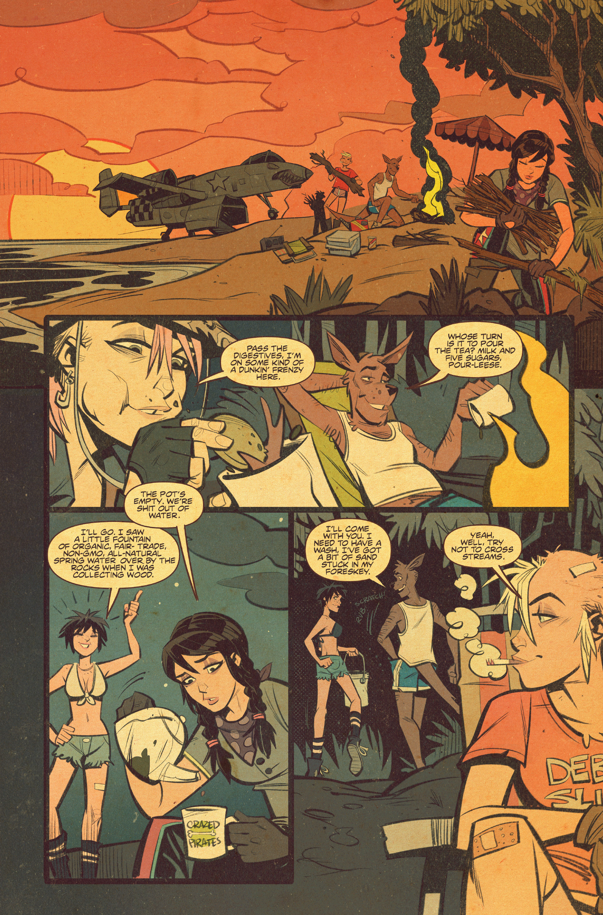 Read online Tank Girl: Gold comic -  Issue #1 - 9