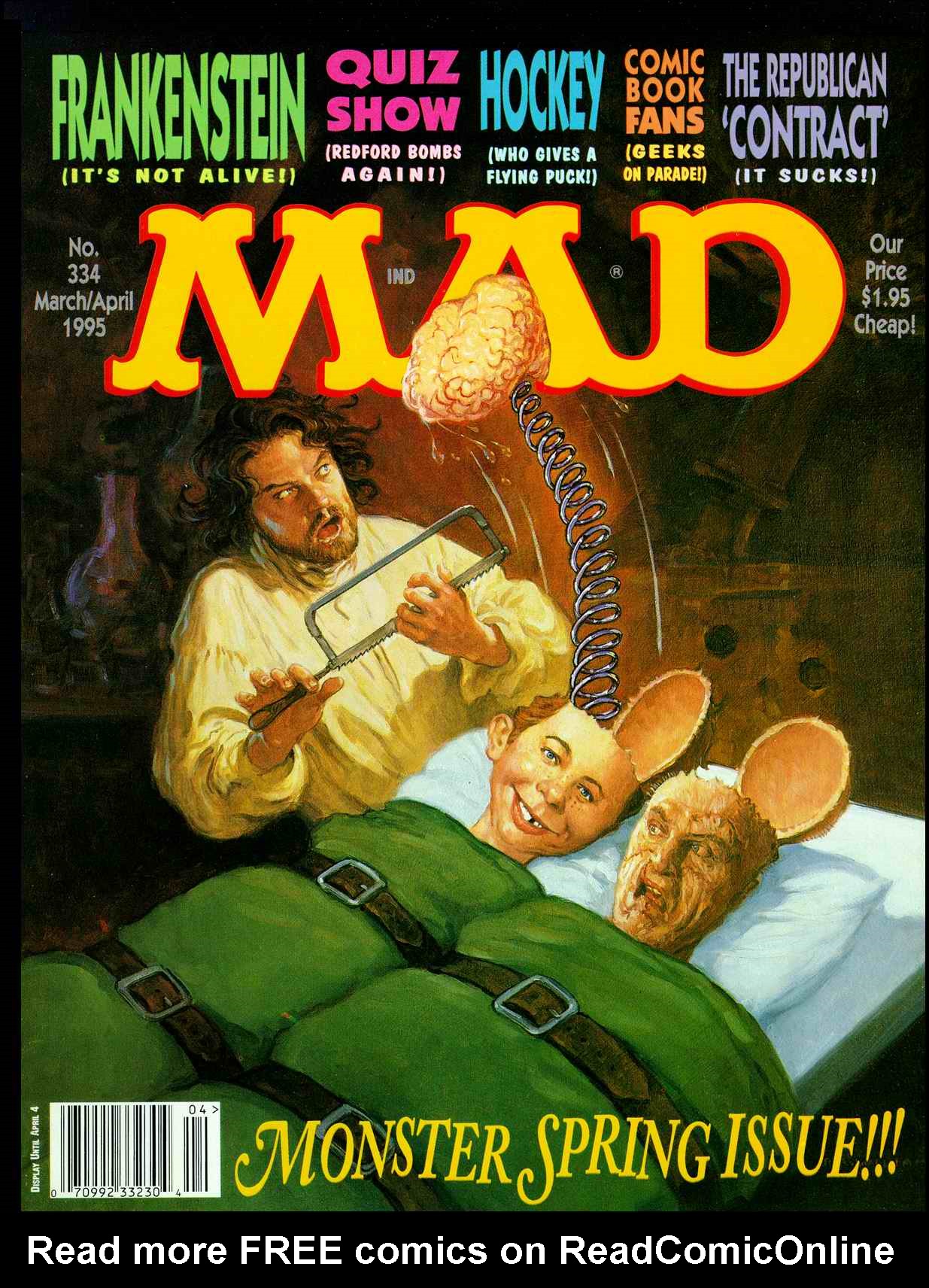 Read online MAD comic -  Issue #334 - 1