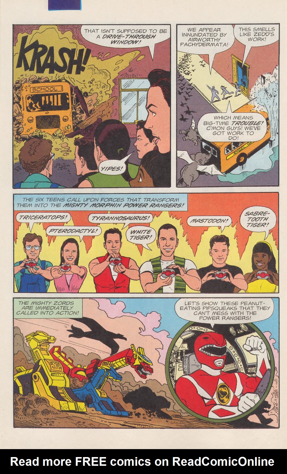 Read online Saban's Mighty Morphin Power Rangers (1995) comic -  Issue #3 - 24