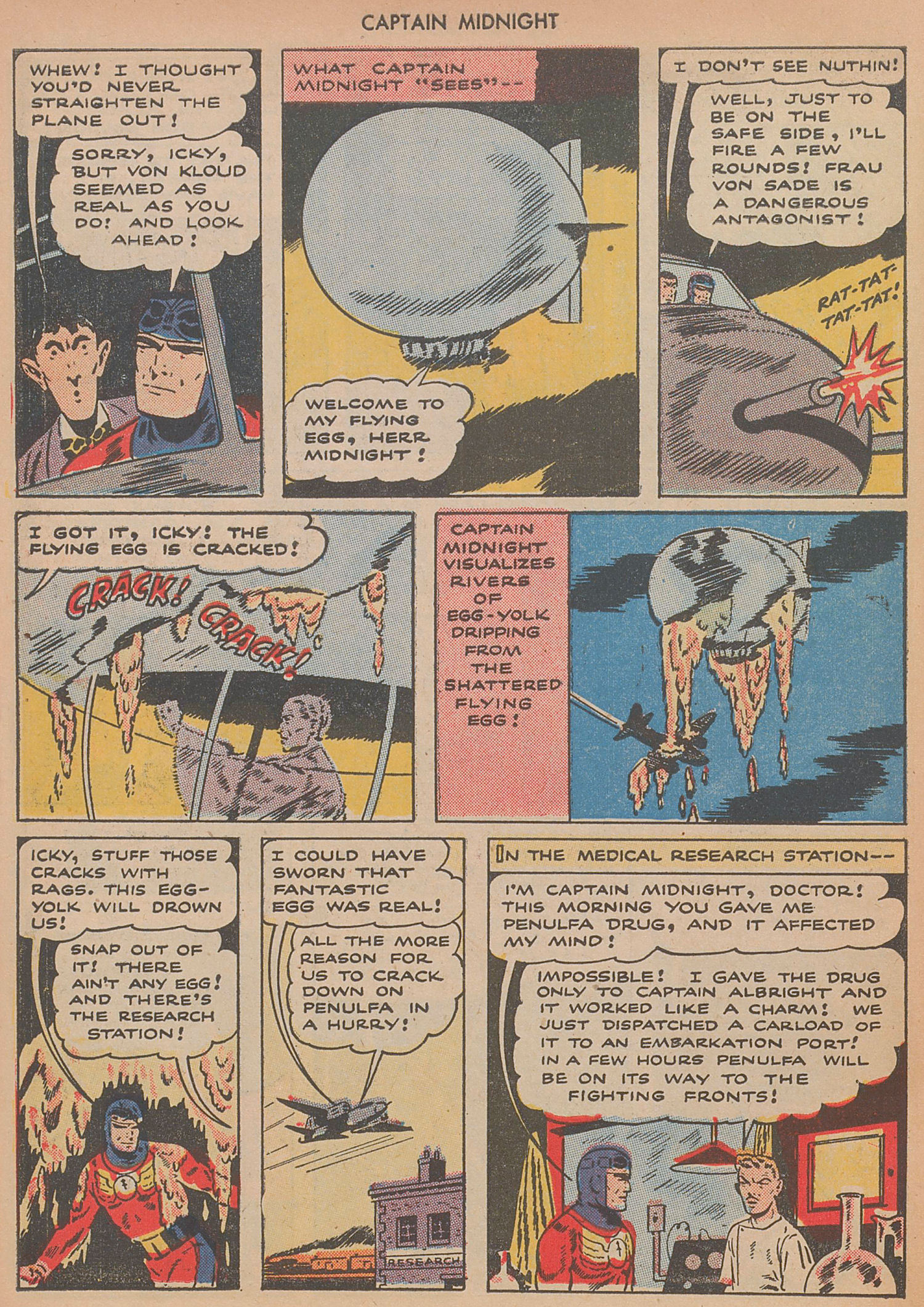 Read online Captain Midnight (1942) comic -  Issue #29 - 30