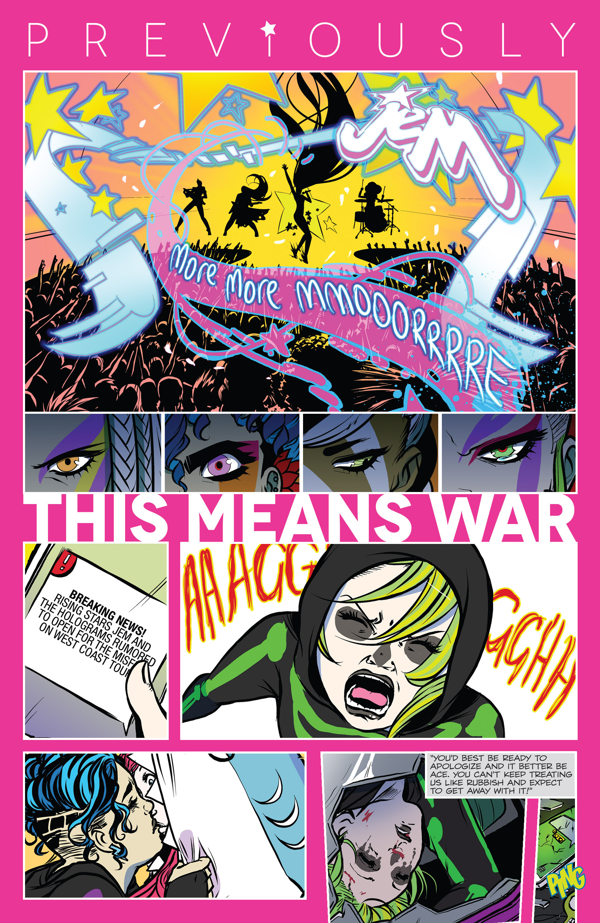 Read online Jem and The Holograms comic -  Issue # _Special - Holiday Special - 3
