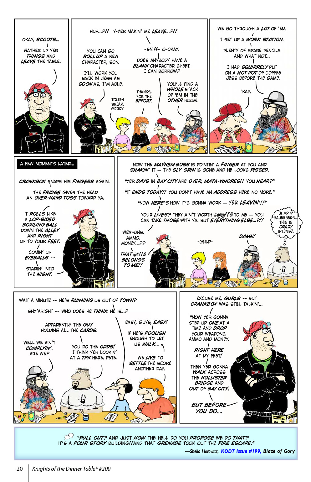 Read online Knights of the Dinner Table comic -  Issue #200 - 22