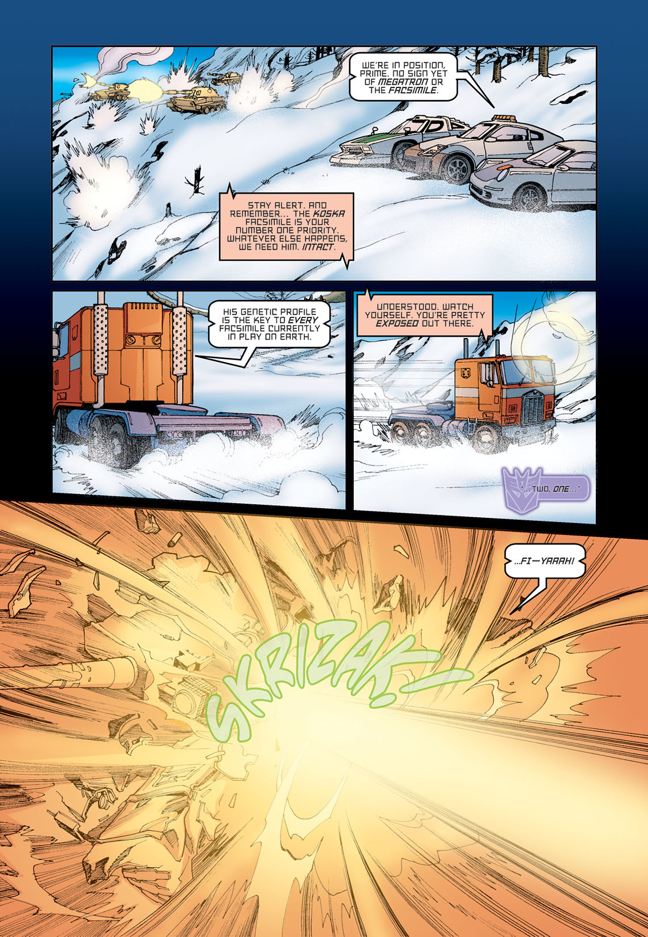 Read online The Transformers: Escalation comic -  Issue #4 - 10