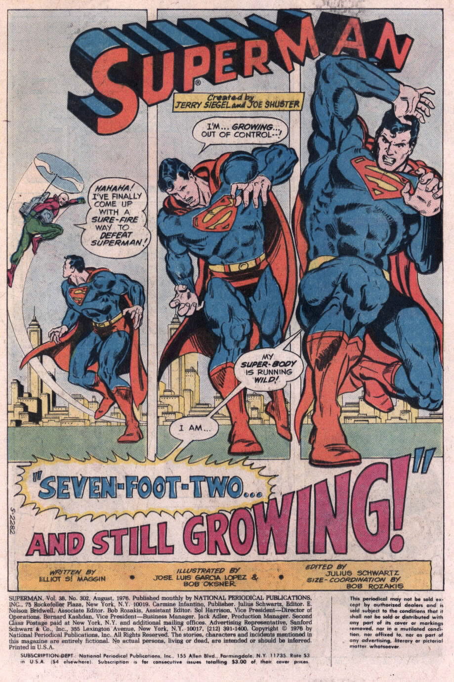 Read online Superman (1939) comic -  Issue #302 - 2
