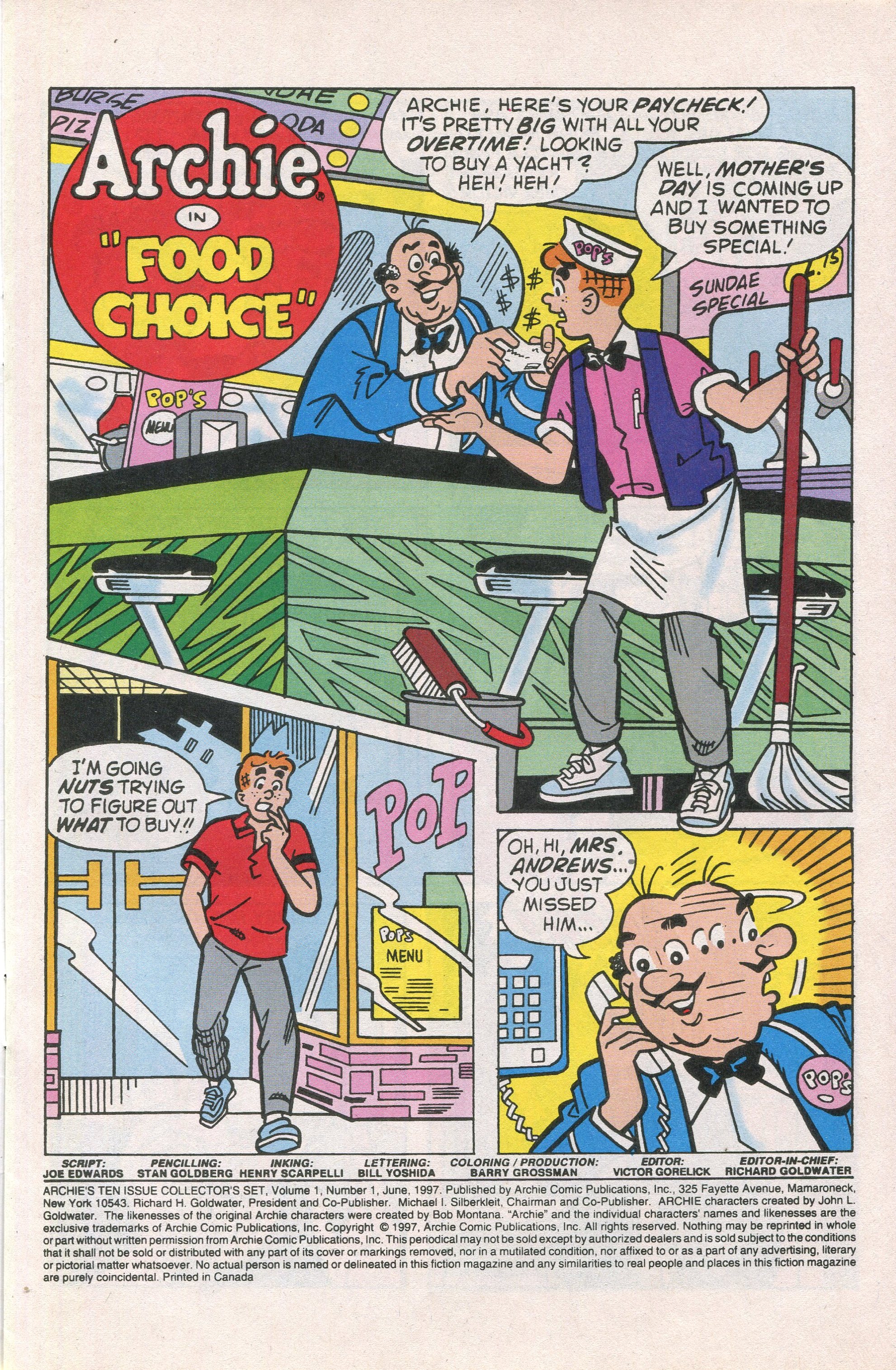 Read online Archie's Ten Issue Collector's Set comic -  Issue #1 - 3