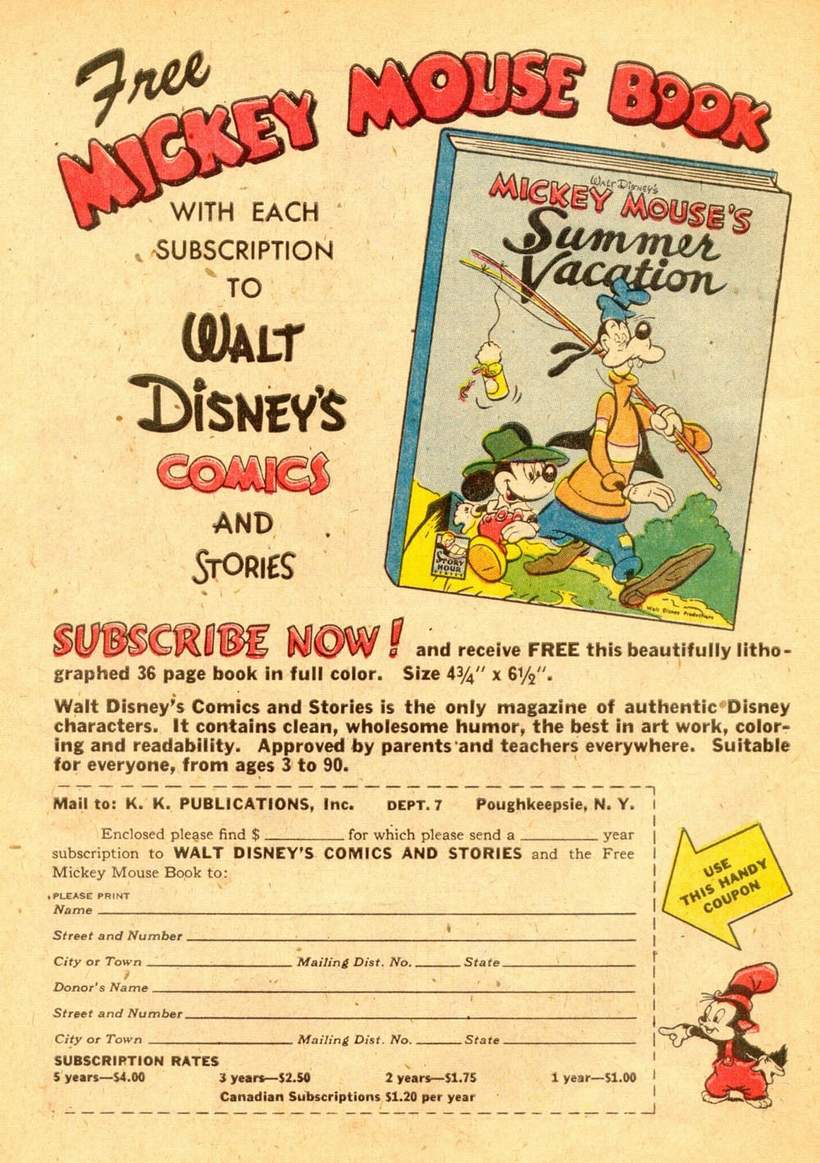 Read online Walt Disney's Comics and Stories comic -  Issue #154 - 50