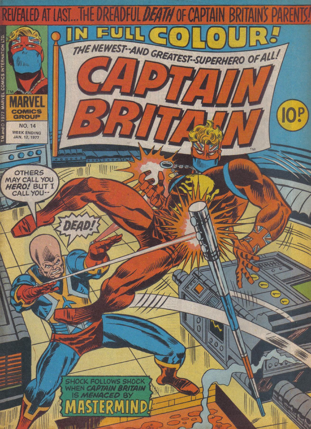Read online Captain Britain (1976) comic -  Issue #14 - 1