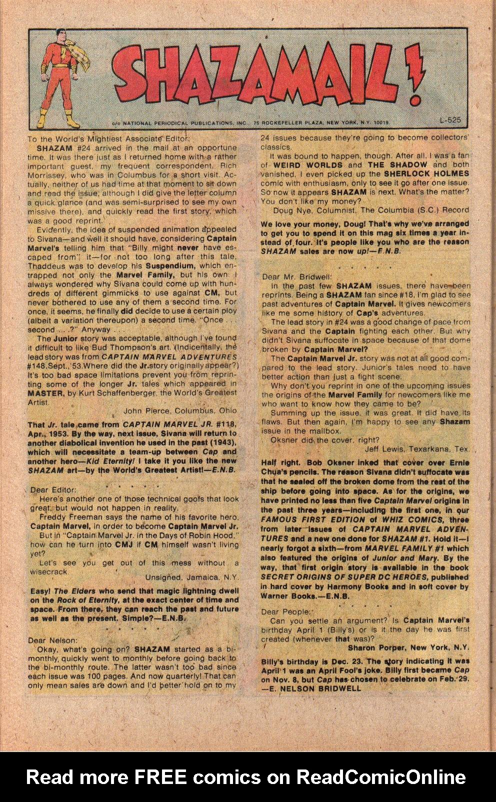 Read online Shazam! (1973) comic -  Issue #26 - 32