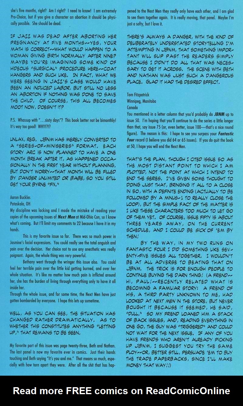 Read online John Byrne's Next Men (1992) comic -  Issue #27 - 28