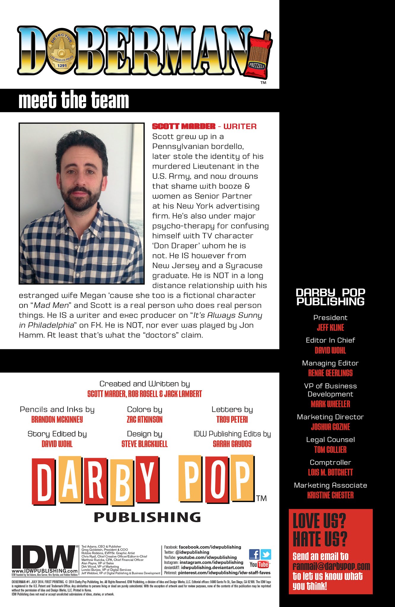 Read online Doberman comic -  Issue #1 - 2