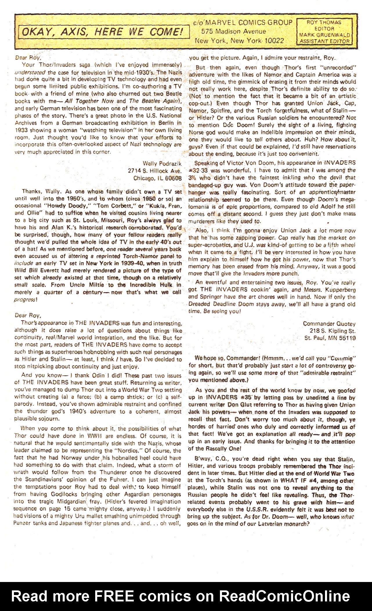 Read online The Invaders (1975) comic -  Issue #37 - 21