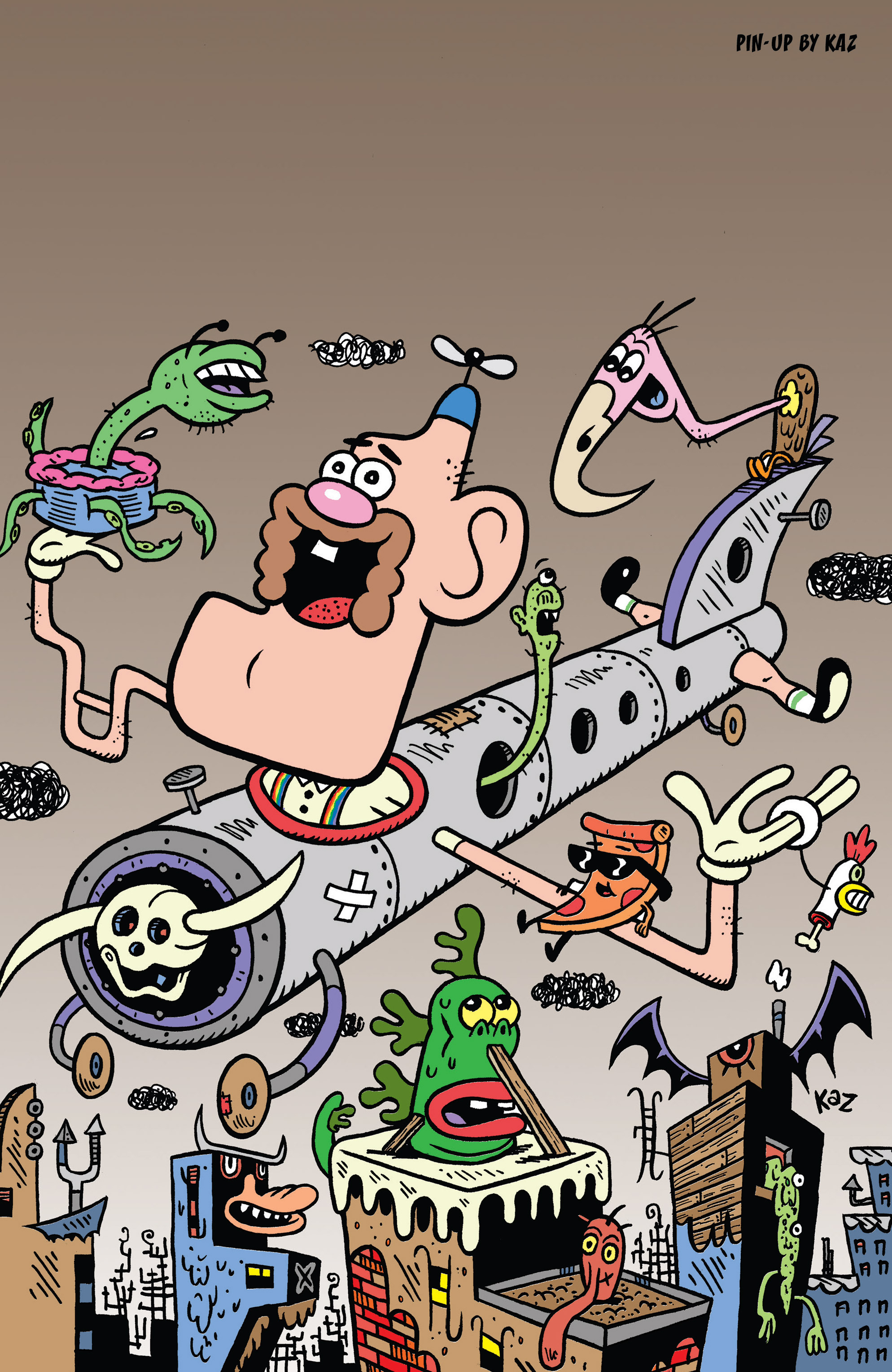 Read online Uncle Grandpa: Pizza Steve Special comic -  Issue # Full - 35