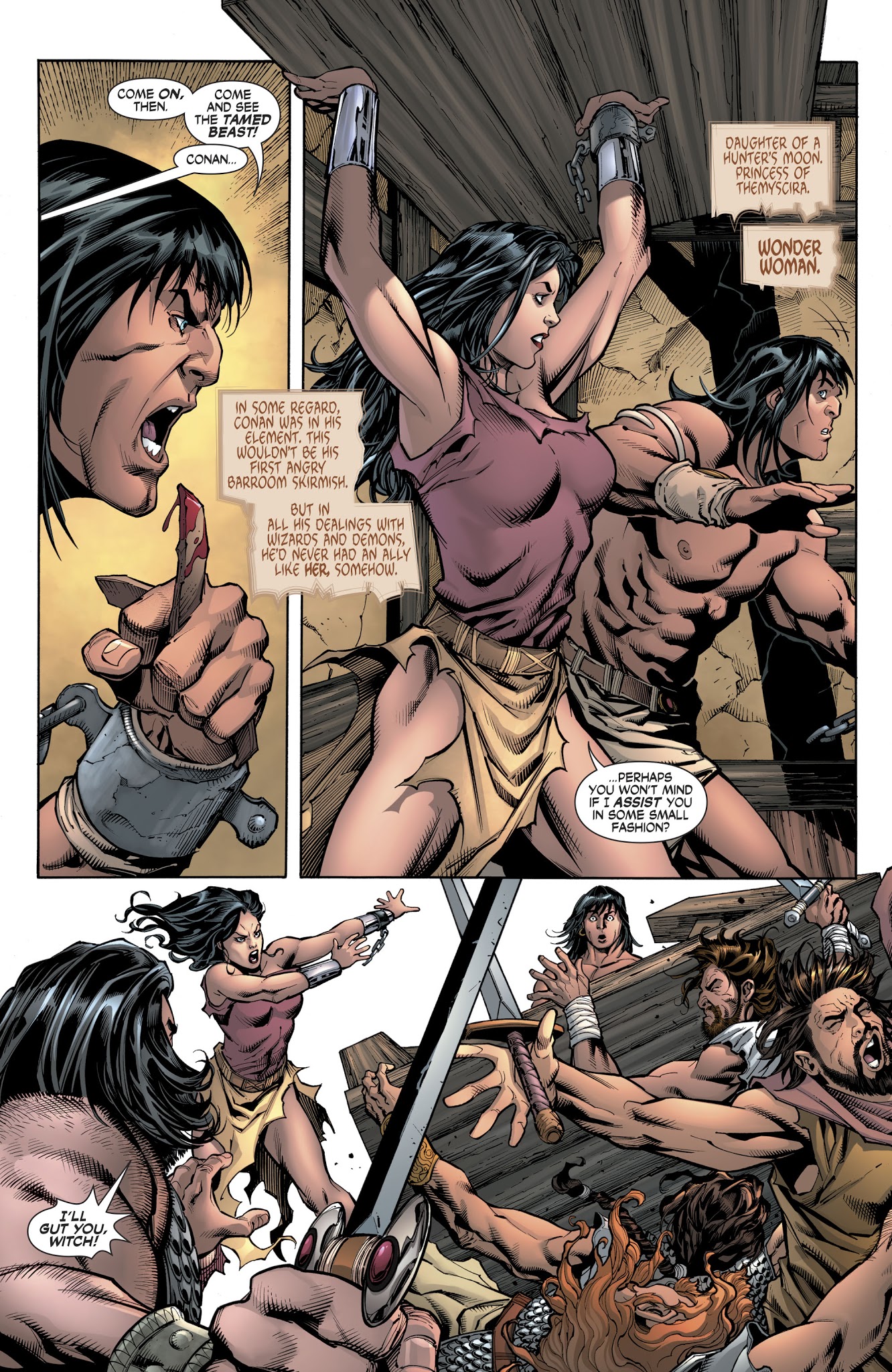 Read online Wonder Woman/Conan comic -  Issue #4 - 18
