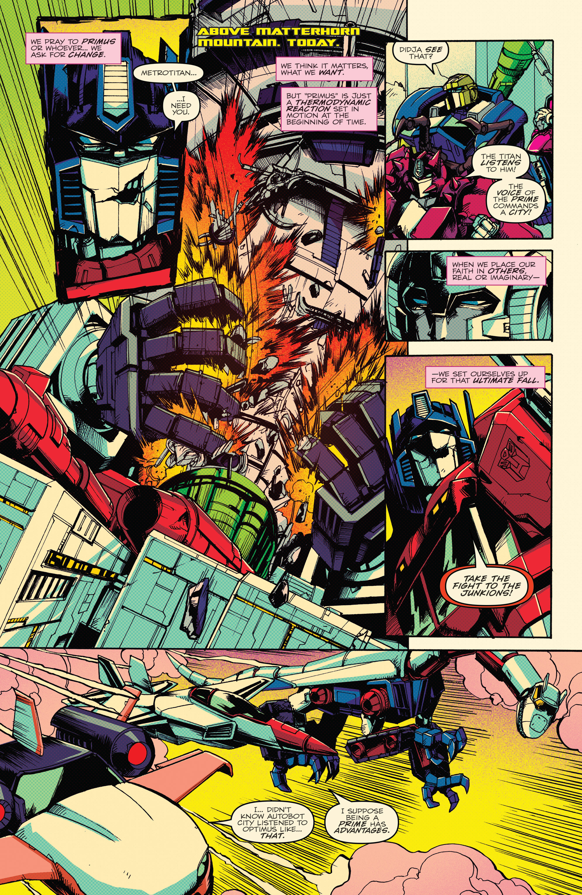 Read online Optimus Prime comic -  Issue #5 - 12
