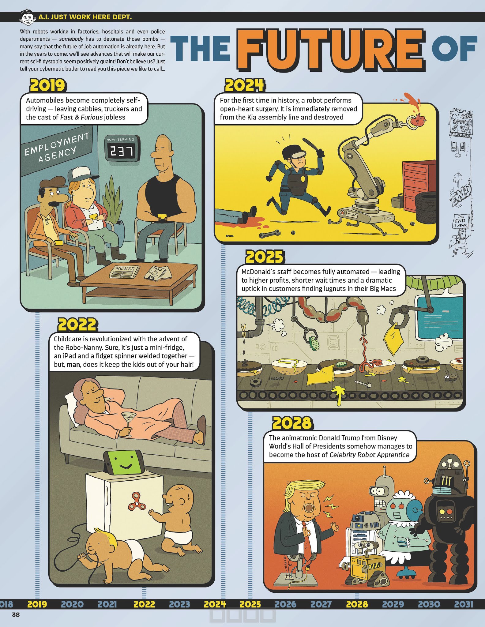 Read online MAD comic -  Issue #550 - 40