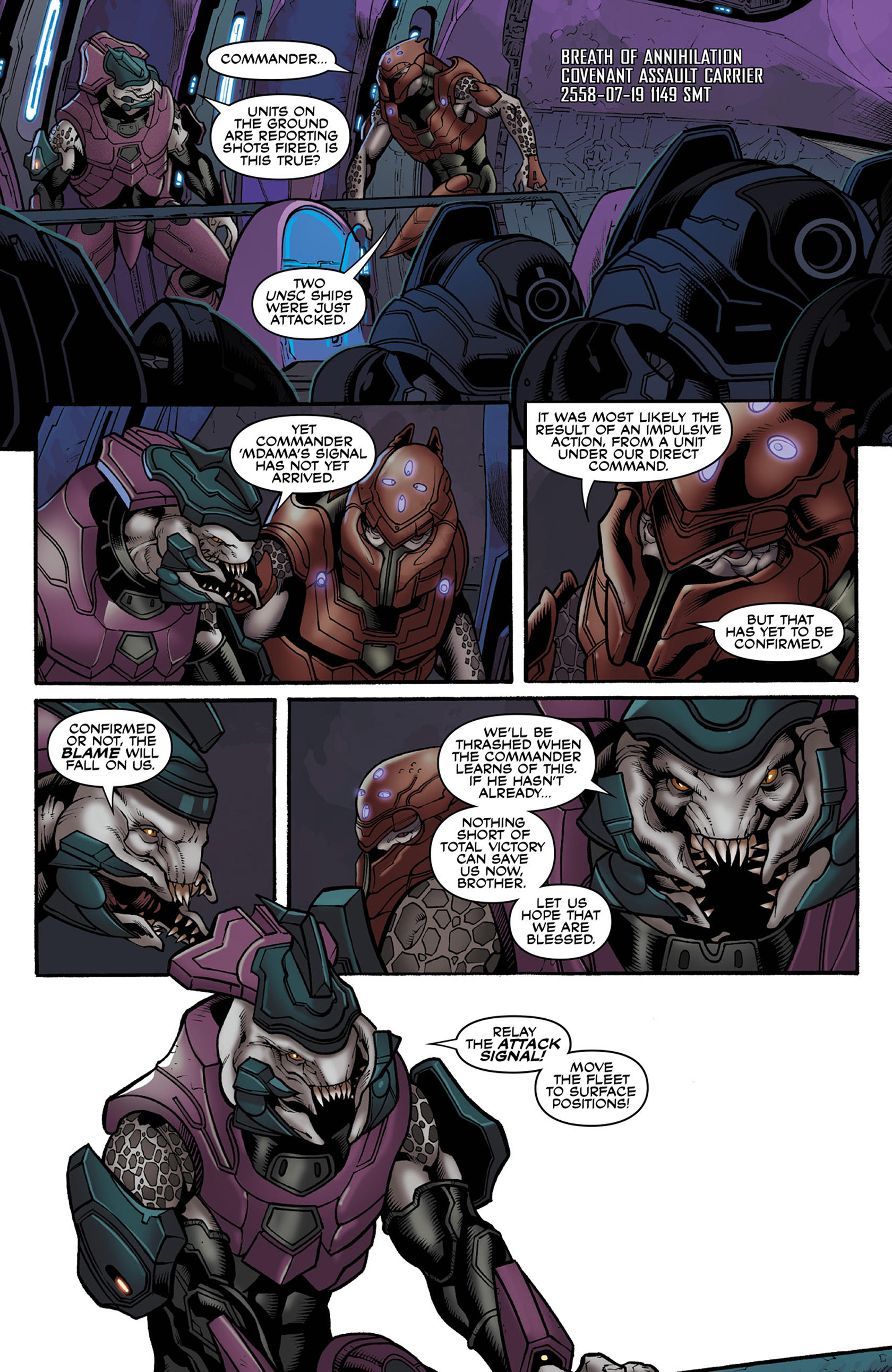 Read online Halo: Escalation comic -  Issue #14 - 19