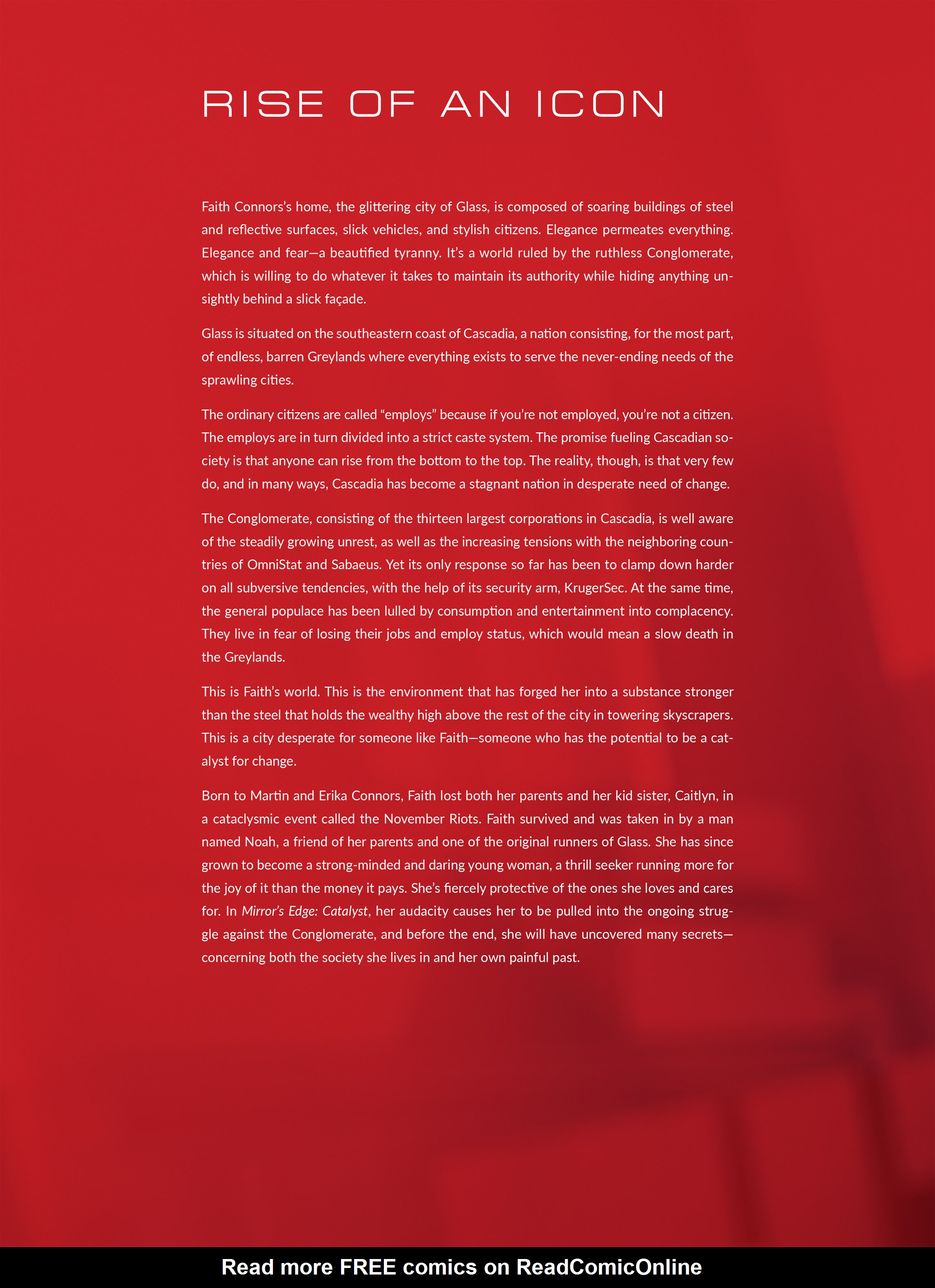 Read online The Art of Mirror's Edge: Catalyst comic -  Issue # TPB (Part 1) - 6