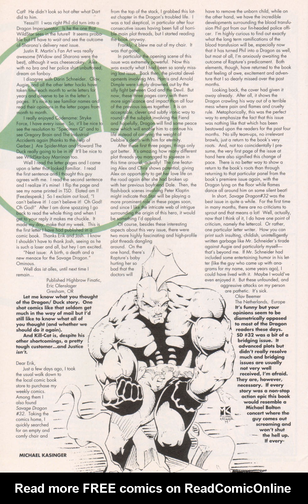 Read online The Savage Dragon (1993) comic -  Issue #34 - 30
