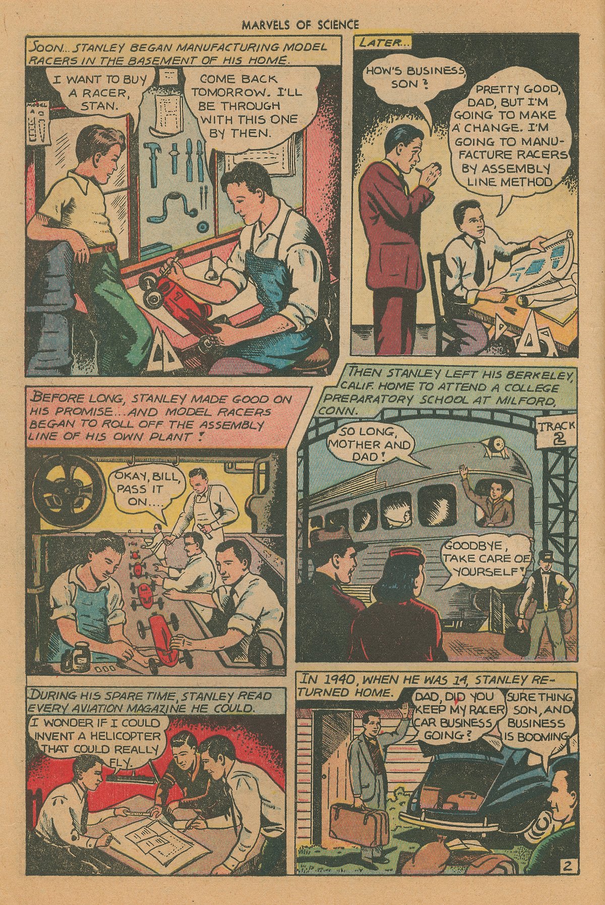 Read online Marvels Of Science comic -  Issue #2 - 4