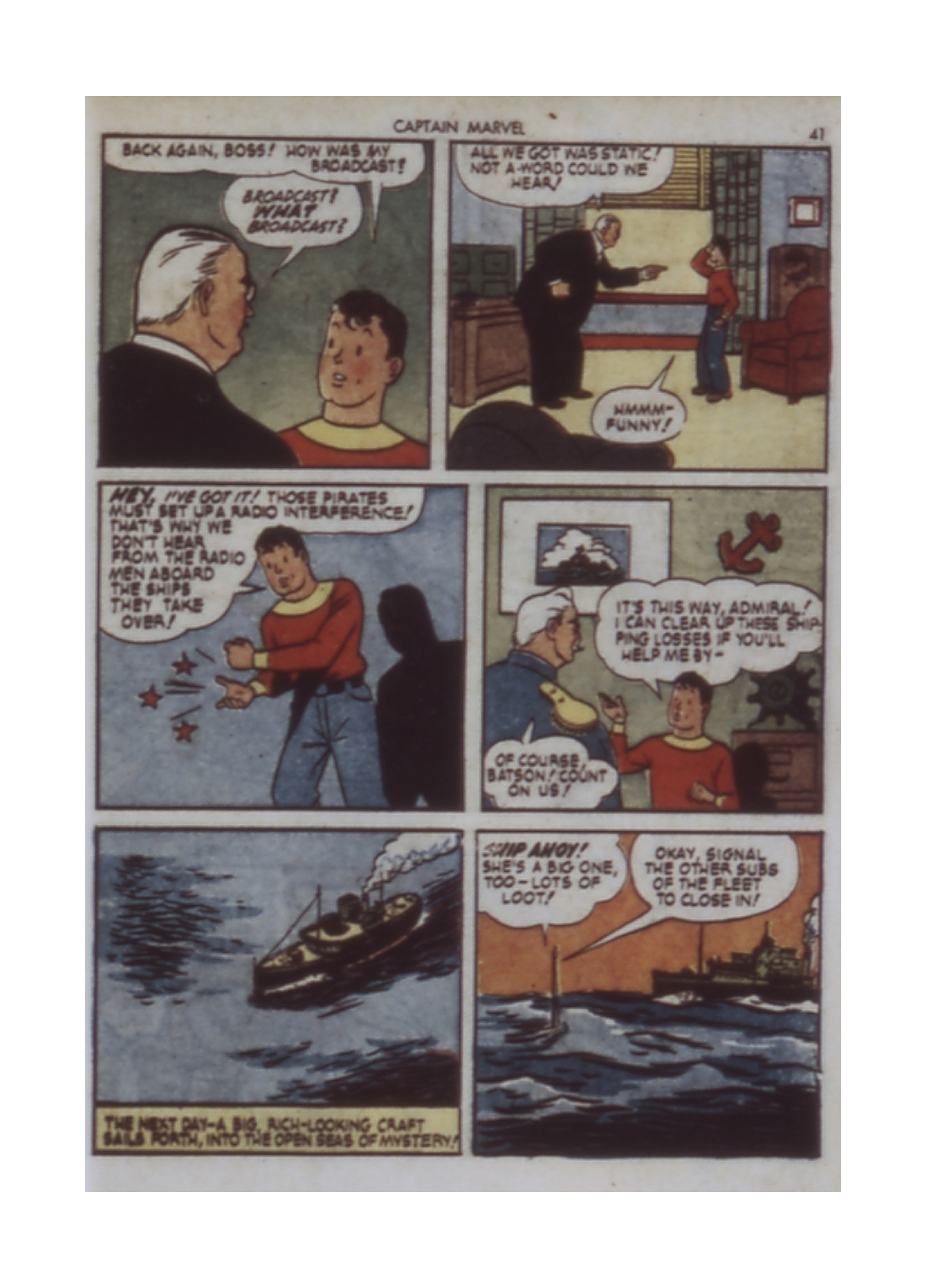 Read online Captain Marvel Adventures comic -  Issue #7 - 41