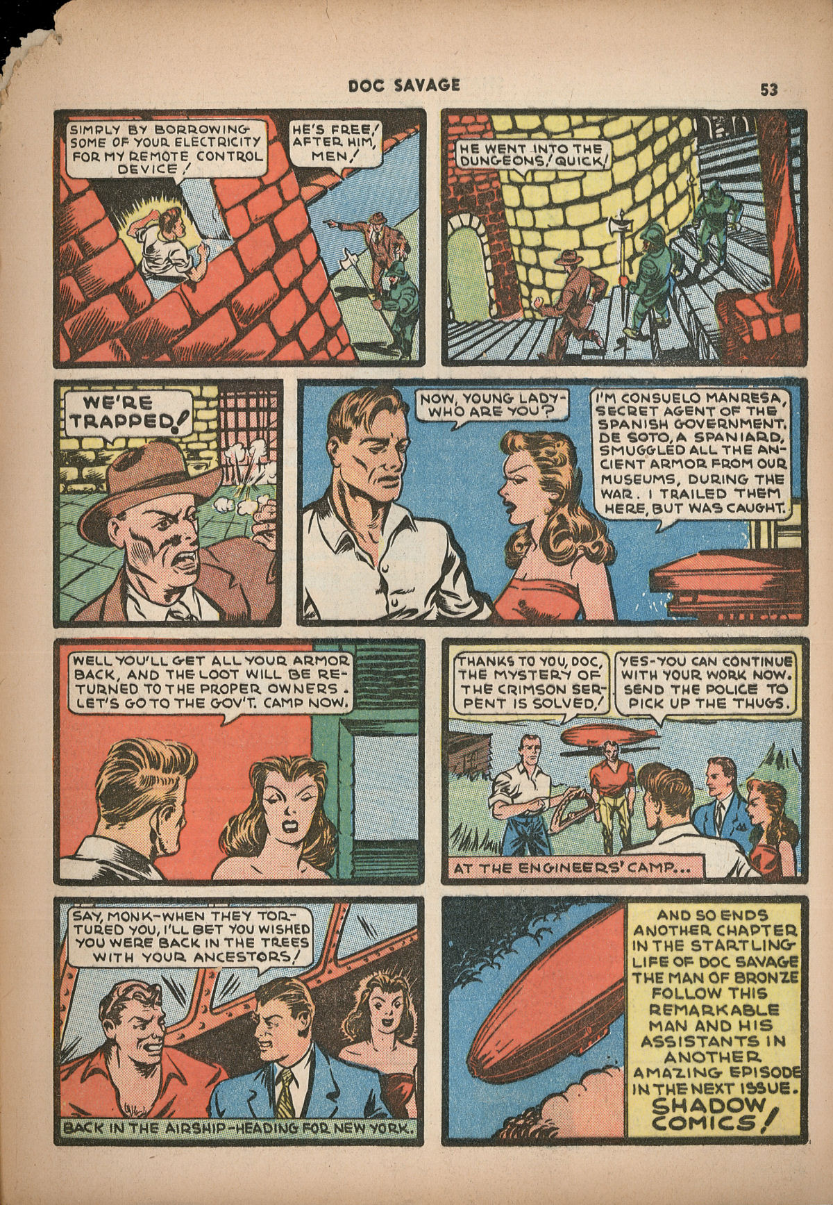 Read online Shadow Comics comic -  Issue #2 - 56