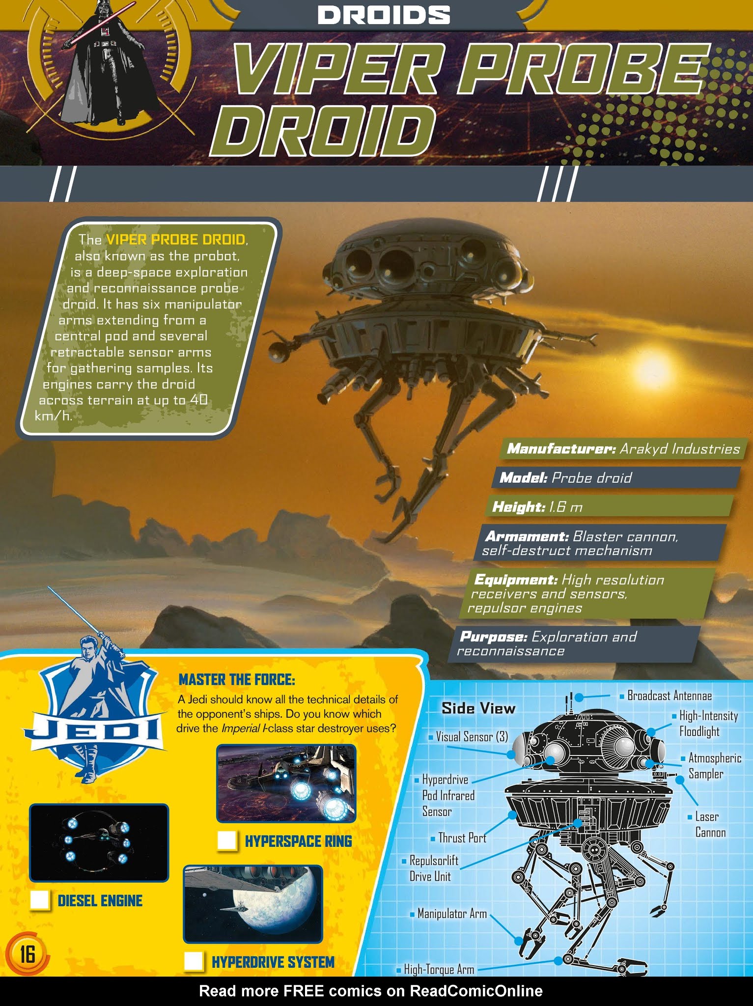 Read online Star Wars Jedi Master Magazine comic -  Issue #5 - 16