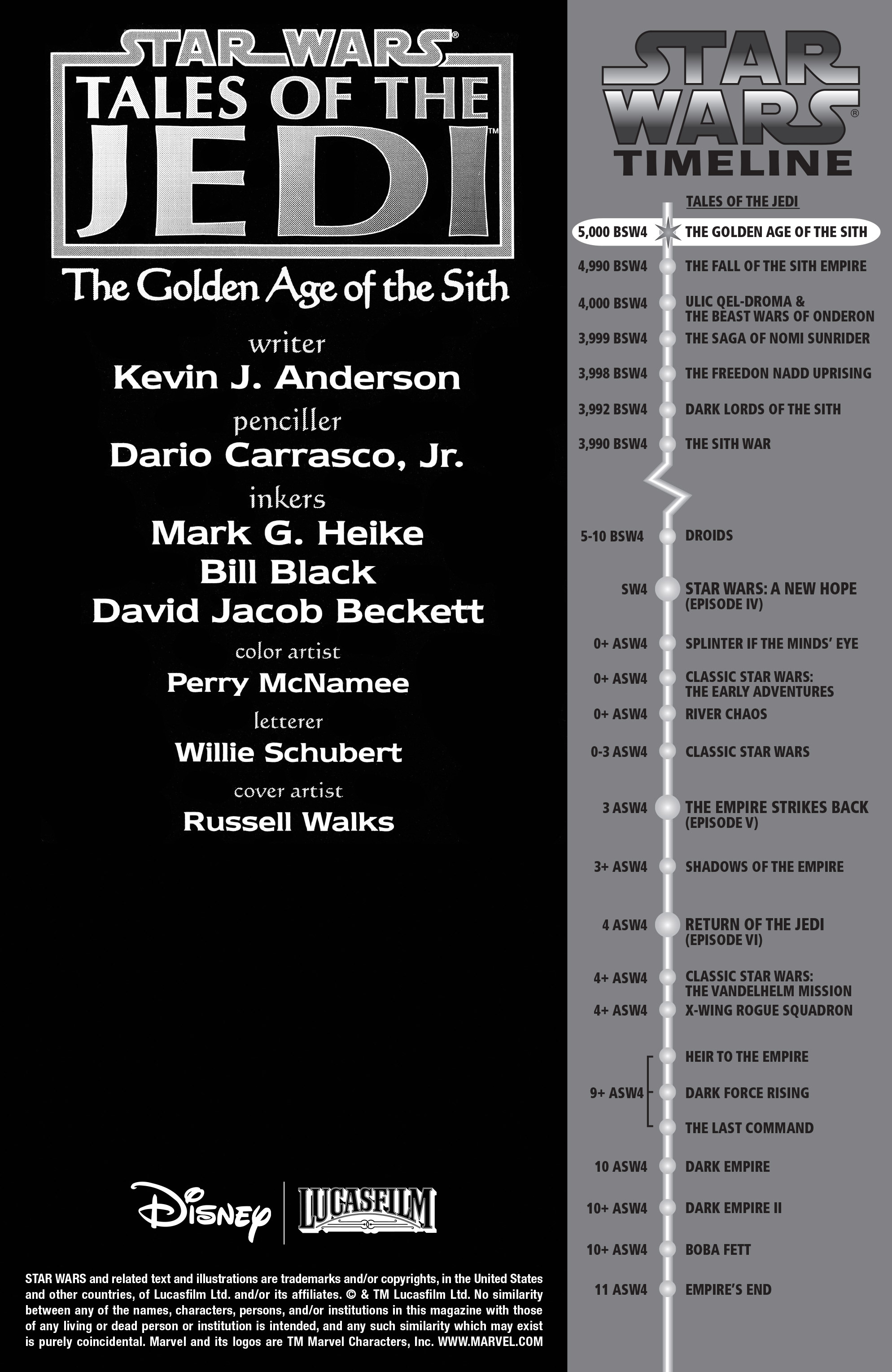 Read online Star Wars: Tales of the Jedi - The Golden Age of the Sith comic -  Issue #5 - 2