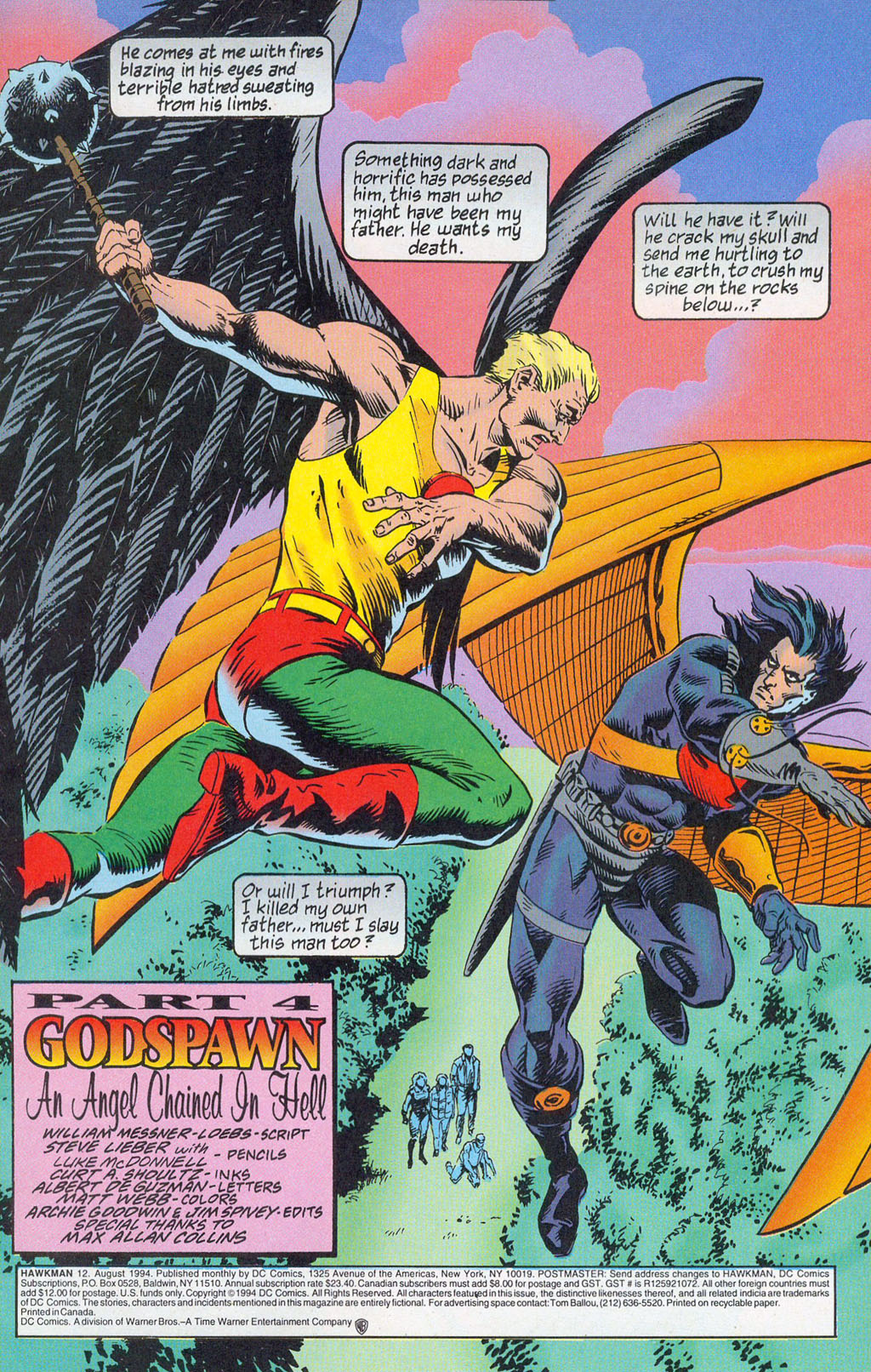 Read online Hawkman (1993) comic -  Issue #12 - 3