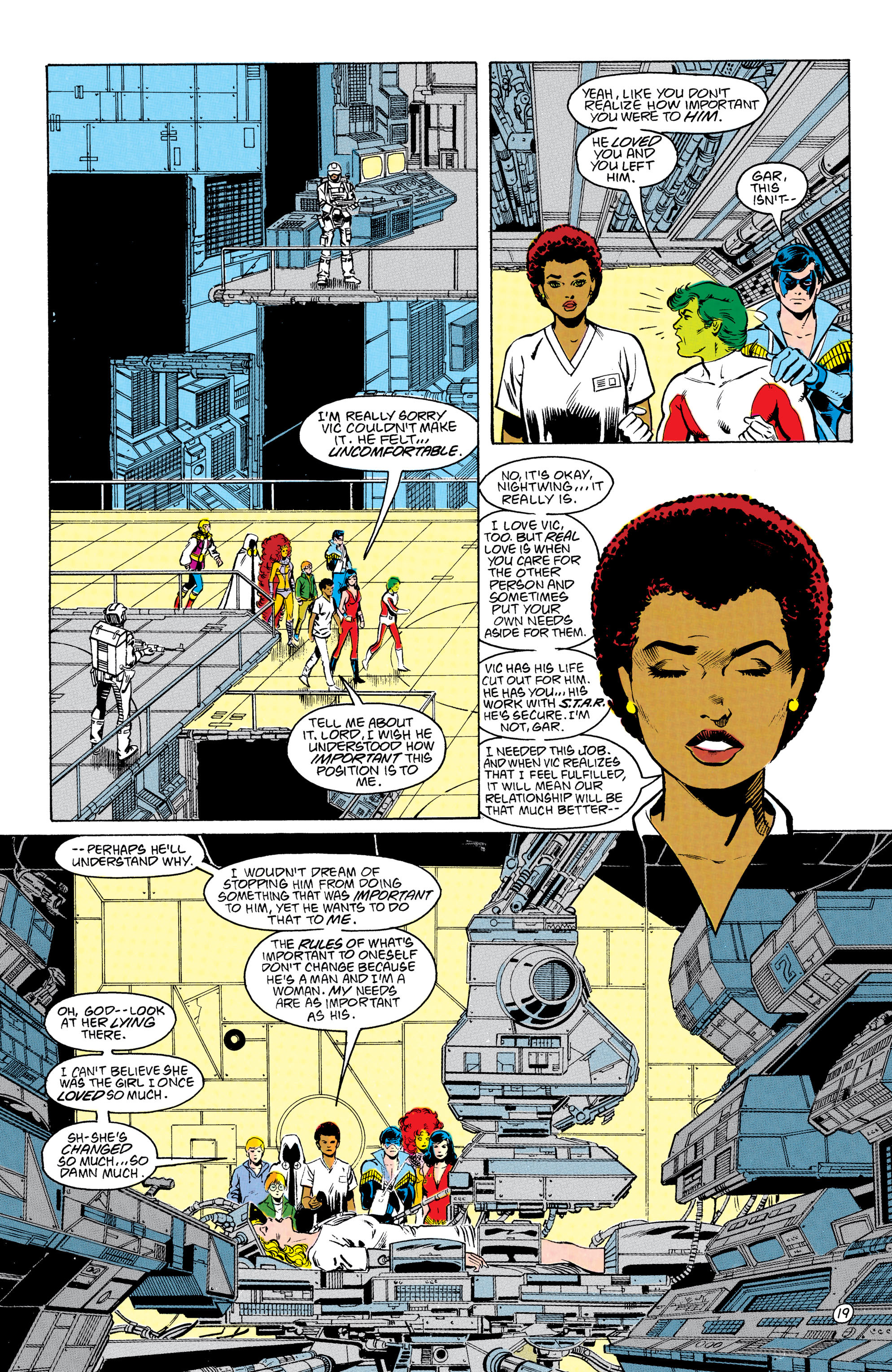 Read online The New Teen Titans (1984) comic -  Issue #46 - 19