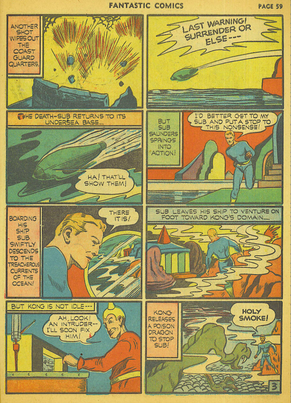 Read online Fantastic Comics comic -  Issue #15 - 54