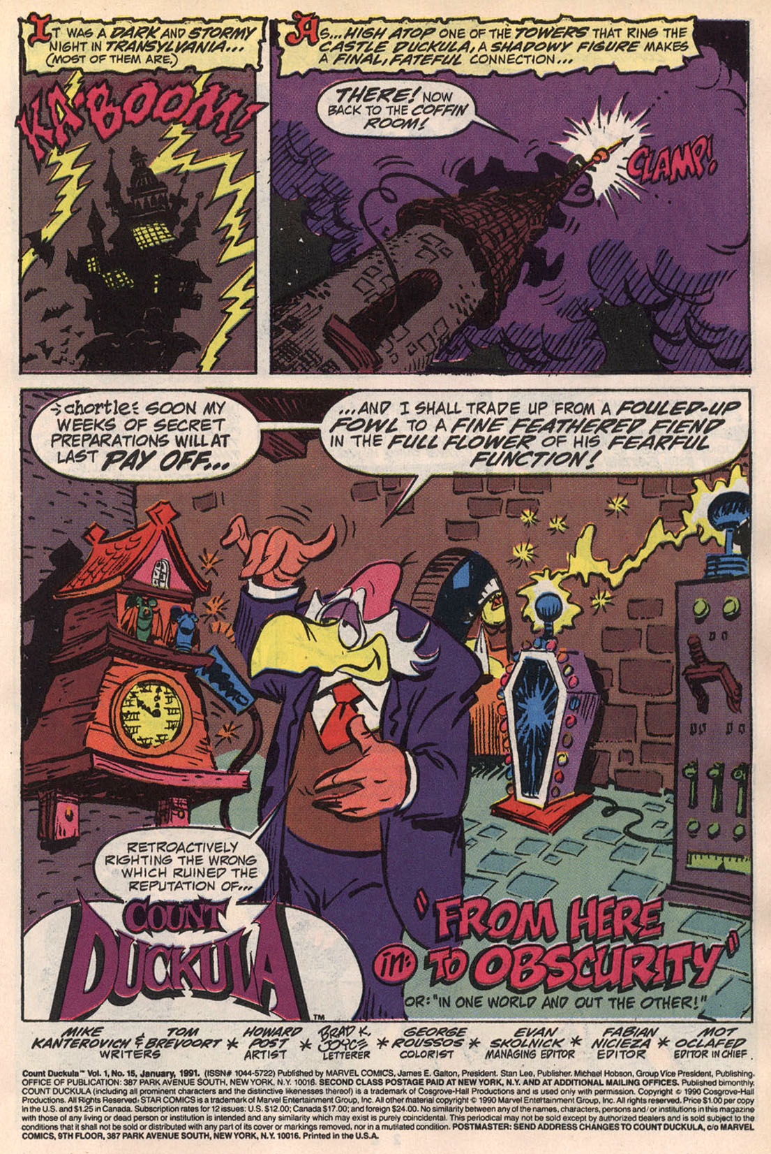 Read online Count Duckula comic -  Issue #15 - 3