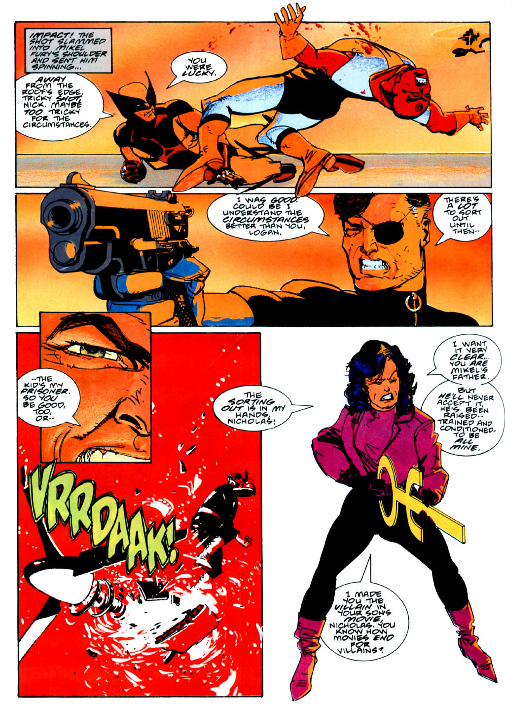 Read online Marvel Graphic Novel comic -  Issue #50 - Wolverine & Nick Fury - The Scorpio Connection - 59